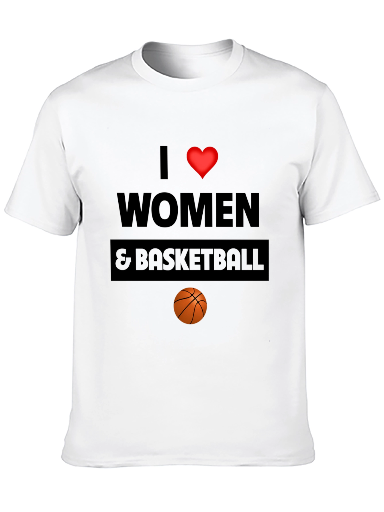 I Love Women & Basketball Graphic Tee