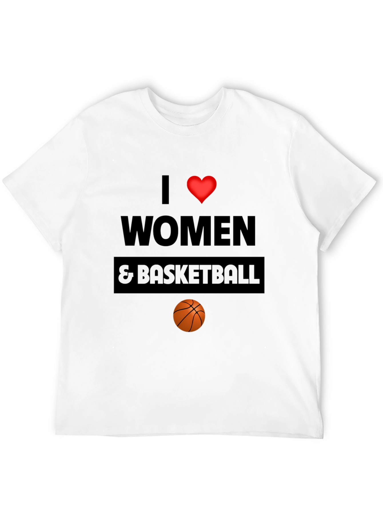 I Love Women & Basketball Graphic Tee