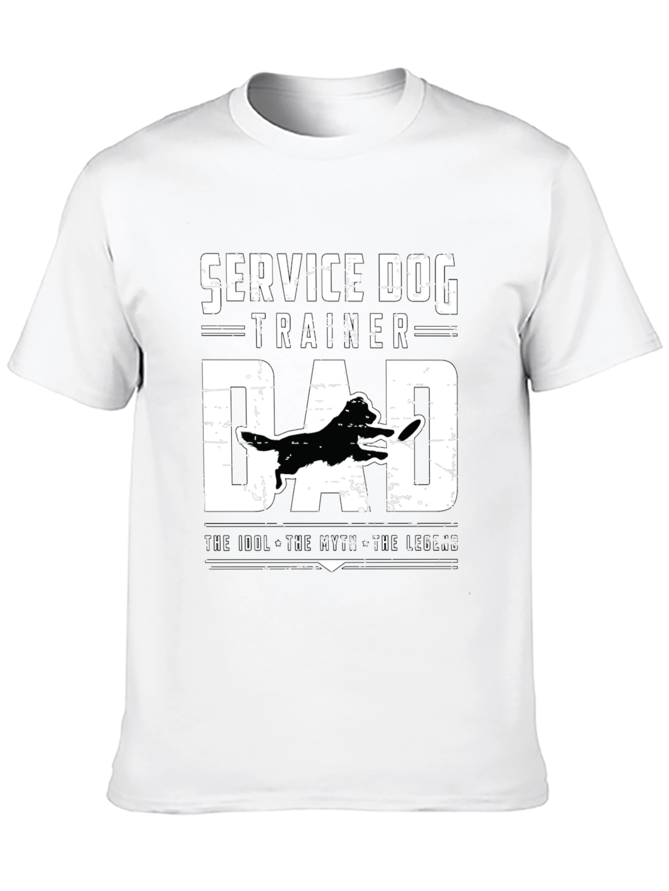 Service Dog Trainer Dad Graphic T-Shirt