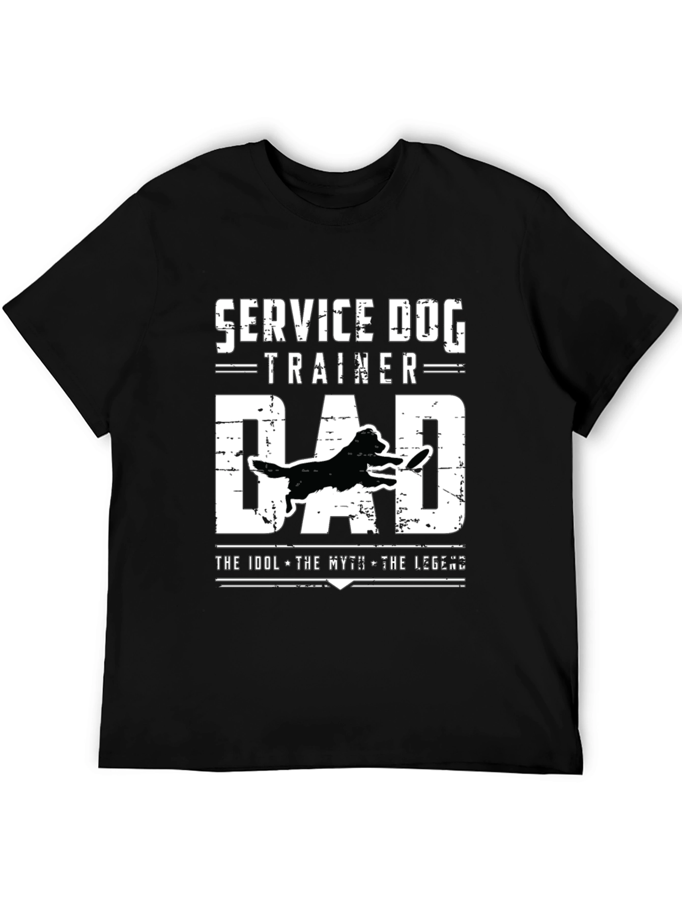 Service Dog Trainer Dad Graphic T-Shirt