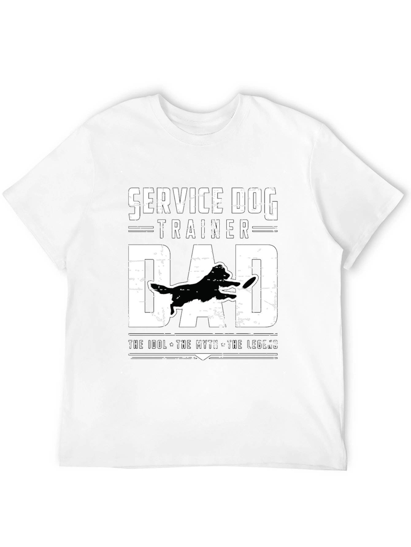 Service Dog Trainer Dad Graphic T-Shirt