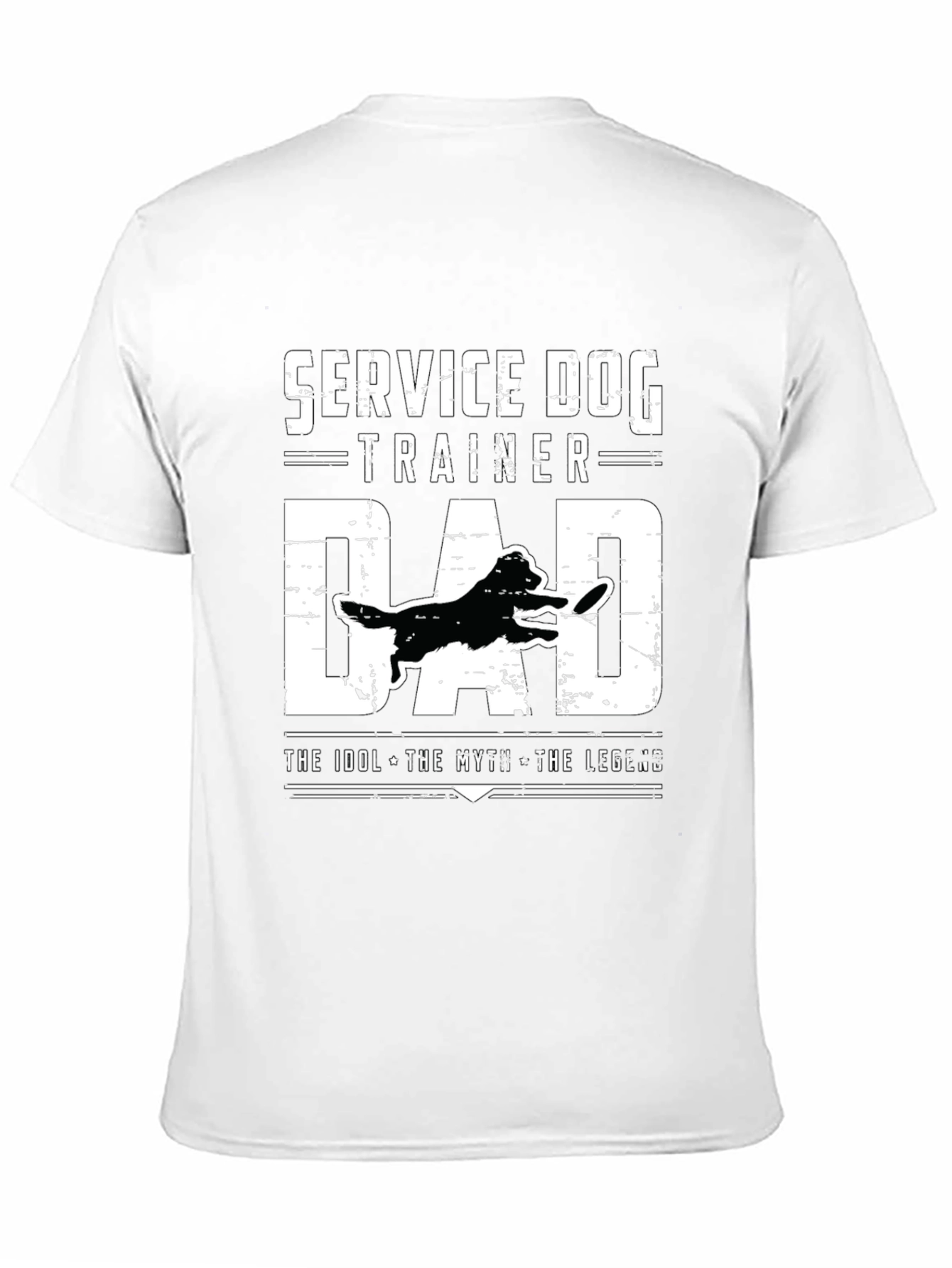 Service Dog Trainer Dad Graphic T-Shirt