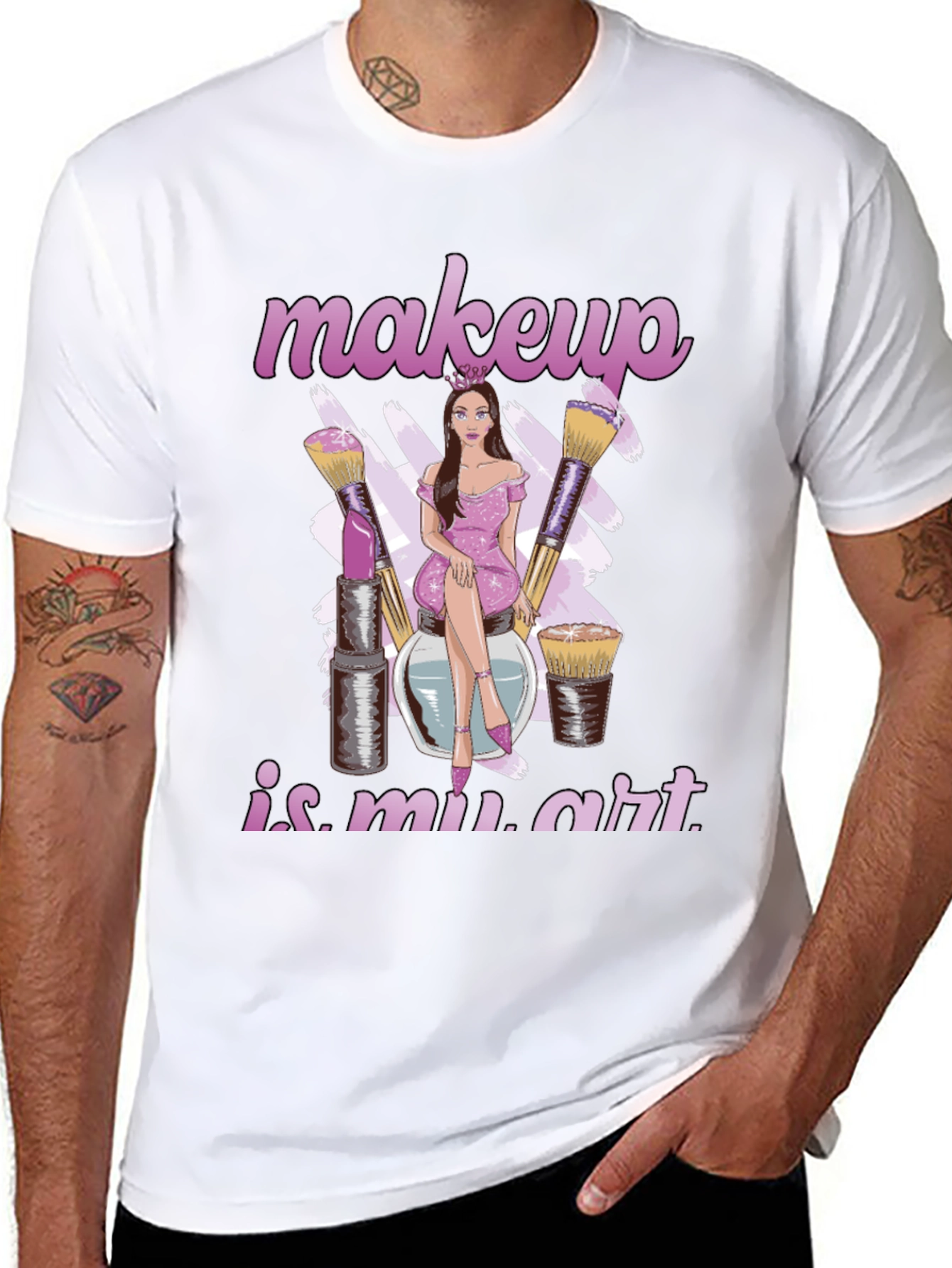 Makeup Is My Art Graphic Tee