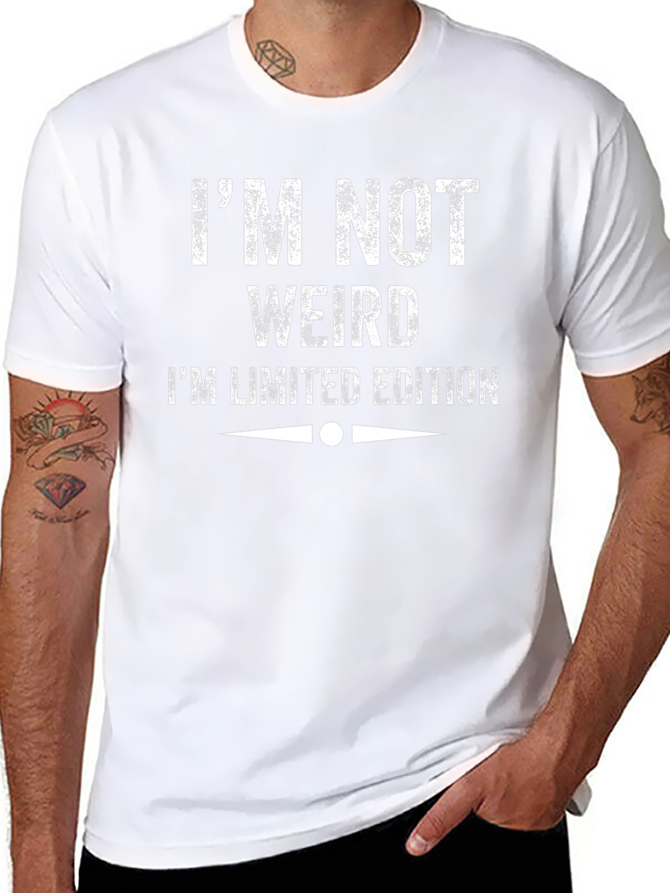 Funny Im Not Weird Limited Edition Black T-Shirt