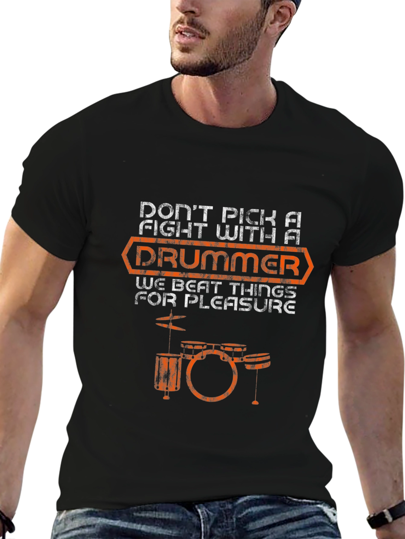 Drummer T-Shirt: Dont Pick A Fight!