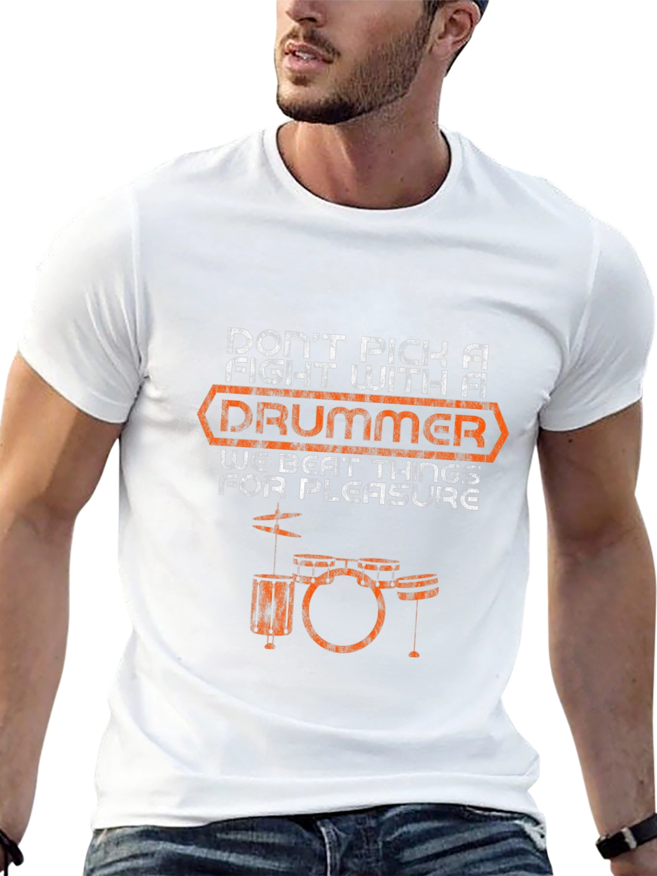 Drummer T-Shirt: Dont Pick A Fight!