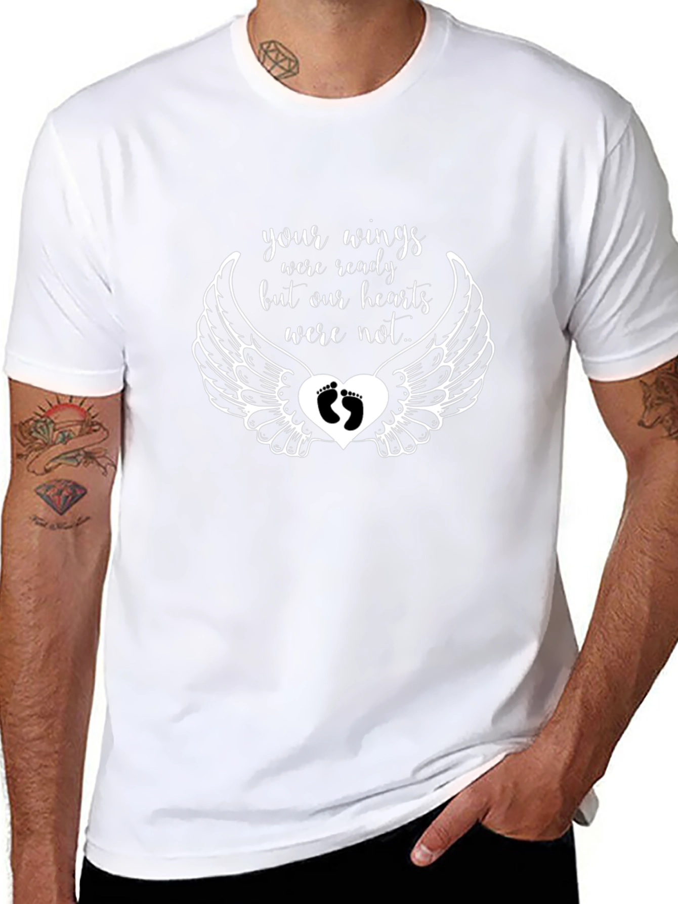 Memorial Wings T-Shirt Loss of Baby