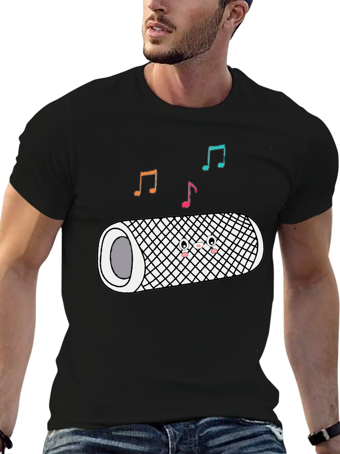 Kawaii Audio Jack Music T-Shirt