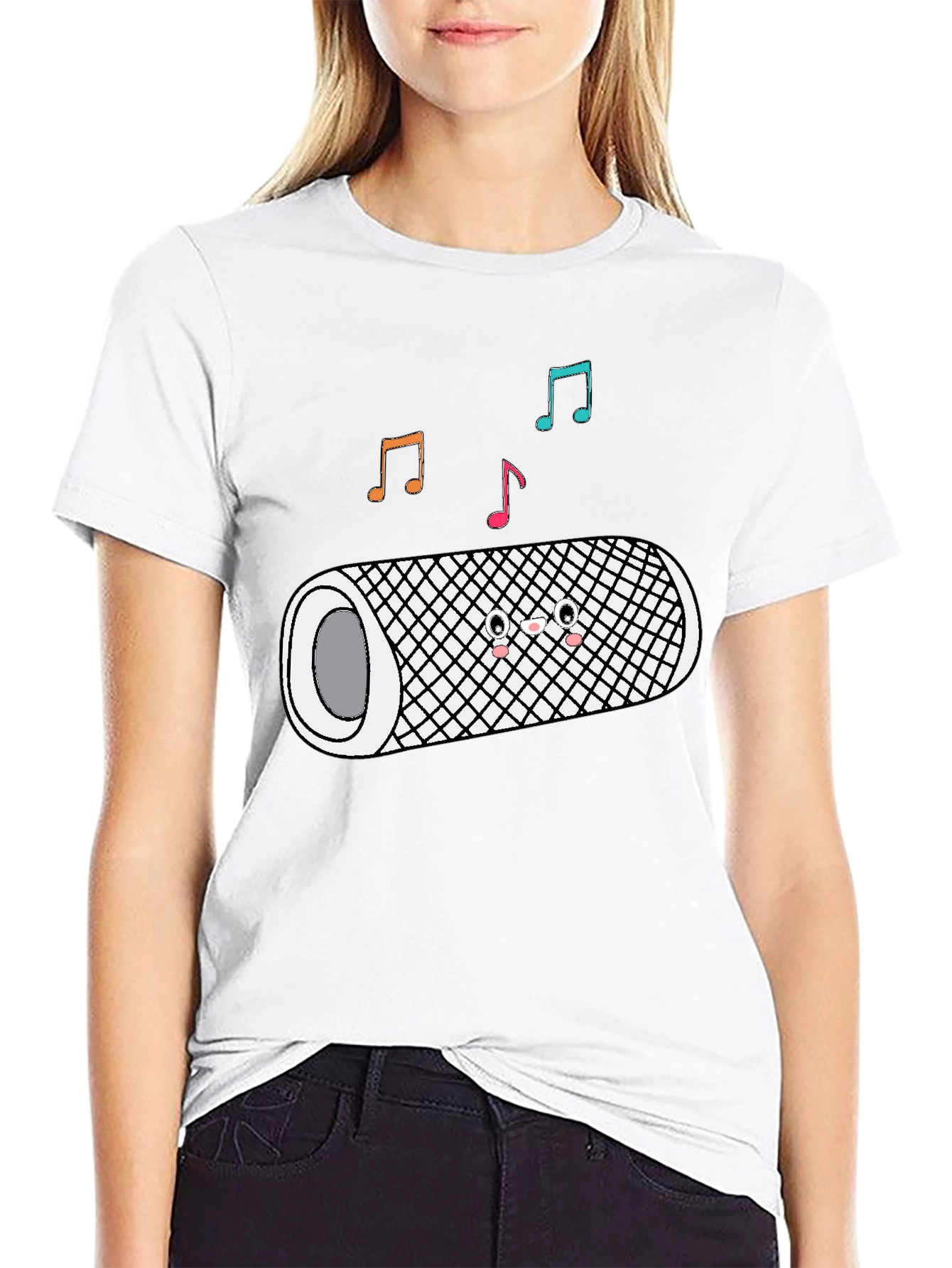 Kawaii Audio Jack Music T-Shirt