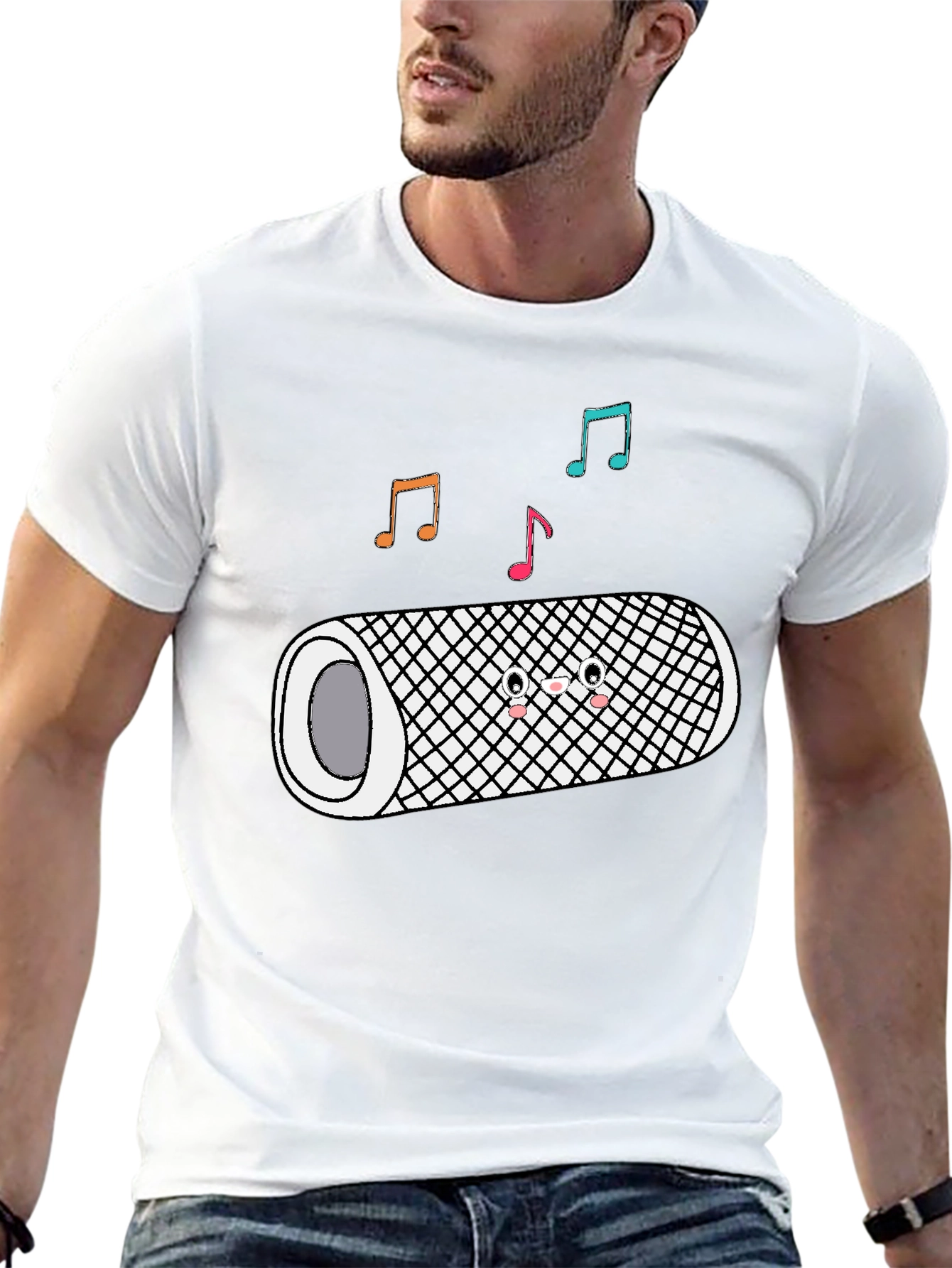 Kawaii Audio Jack Music T-Shirt