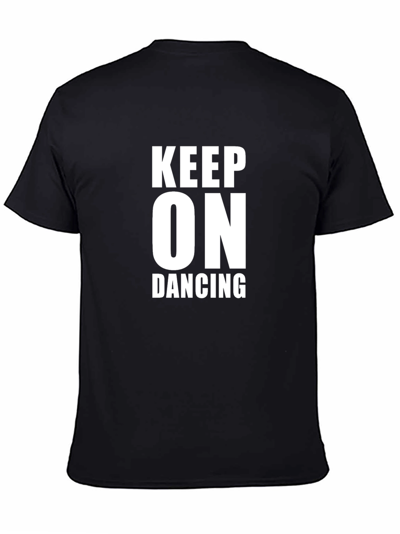 Keep On Dancing Black Graphic Tee