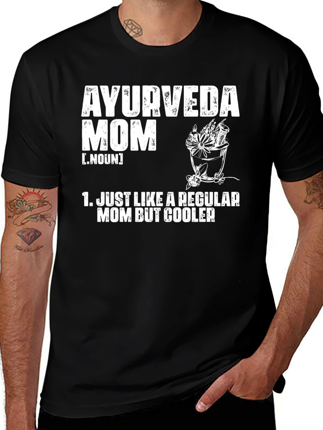 Ayurveda Mom T-Shirt - Cool Mom Tee