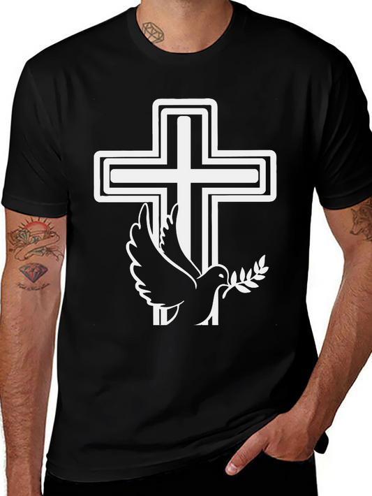 Faith Dove Graphic Tee - Stylish Christian Apparel