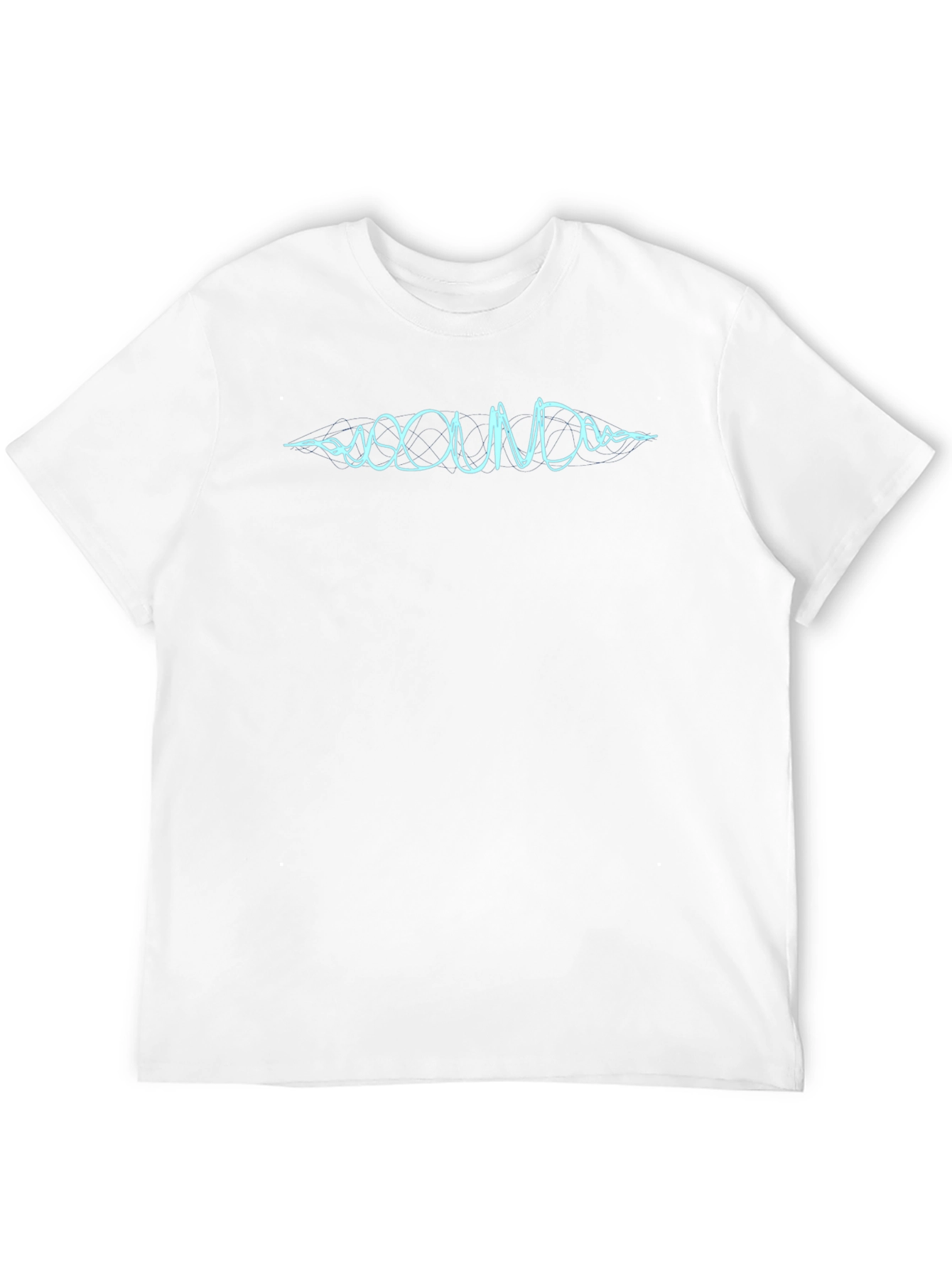 Sound Wave Graphic Tee - Mens Black T-Shirt