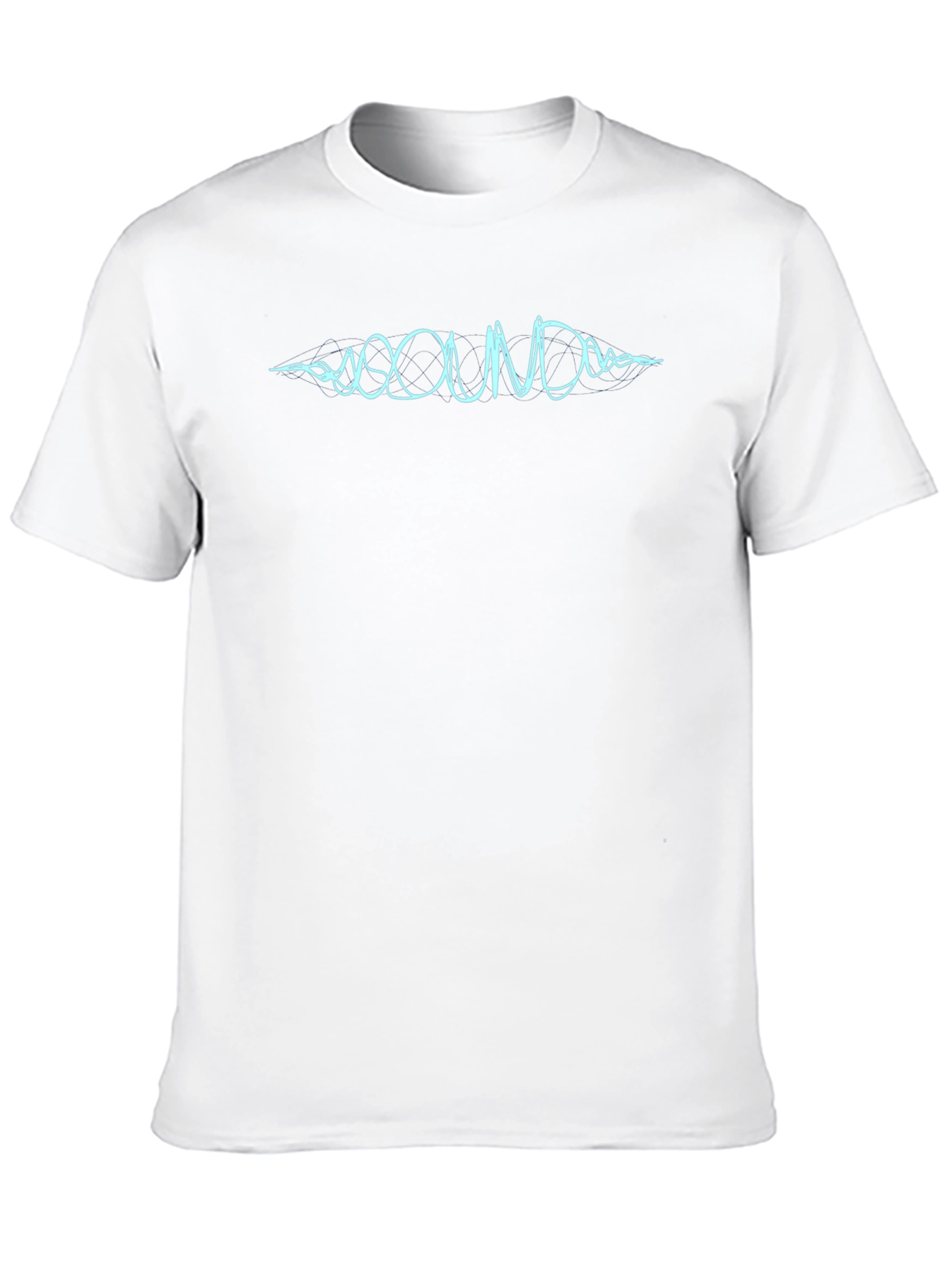 Sound Wave Graphic Tee - Mens Black T-Shirt
