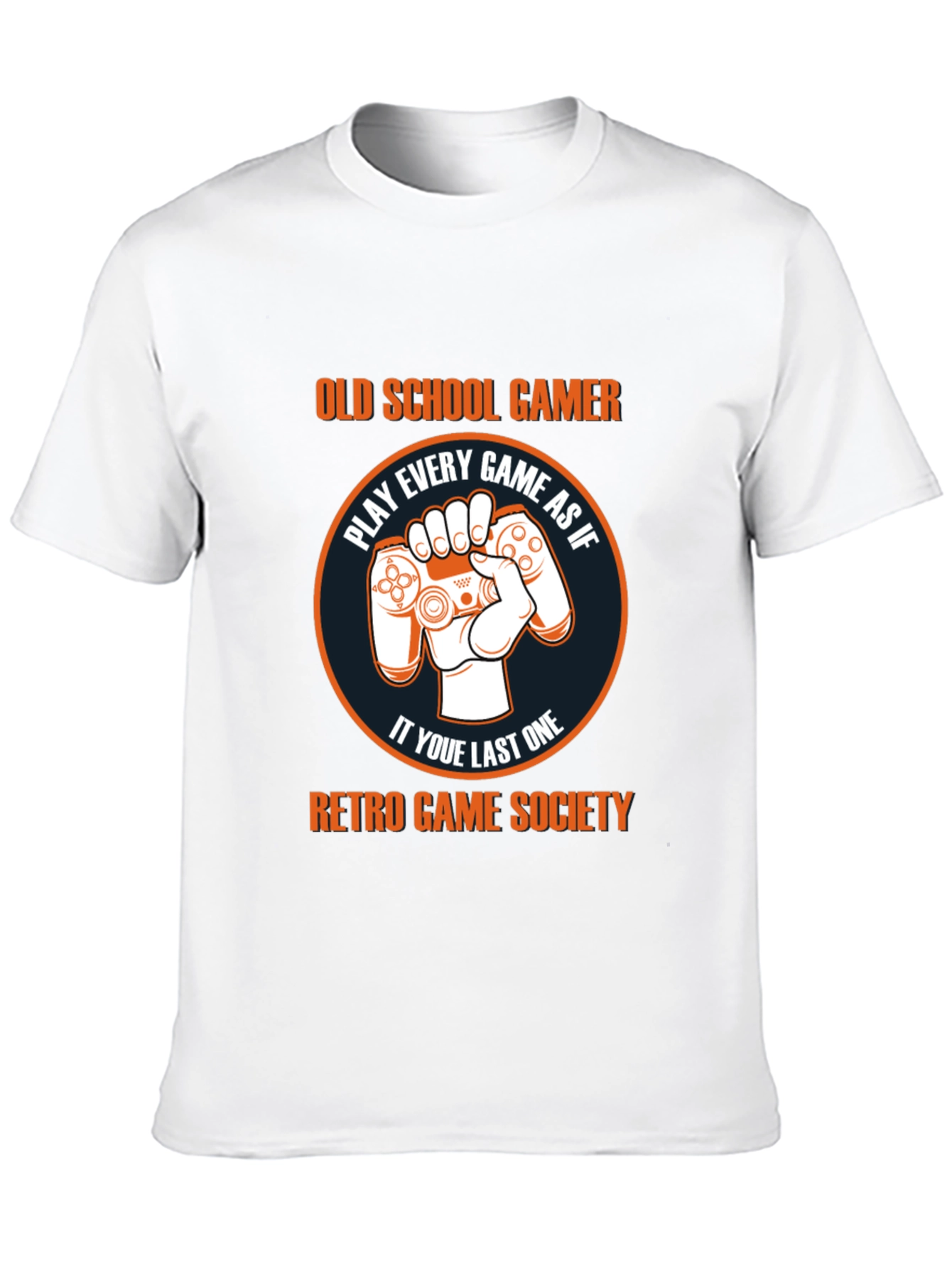 Old School Gamer Retro Game Society T-Shirt
