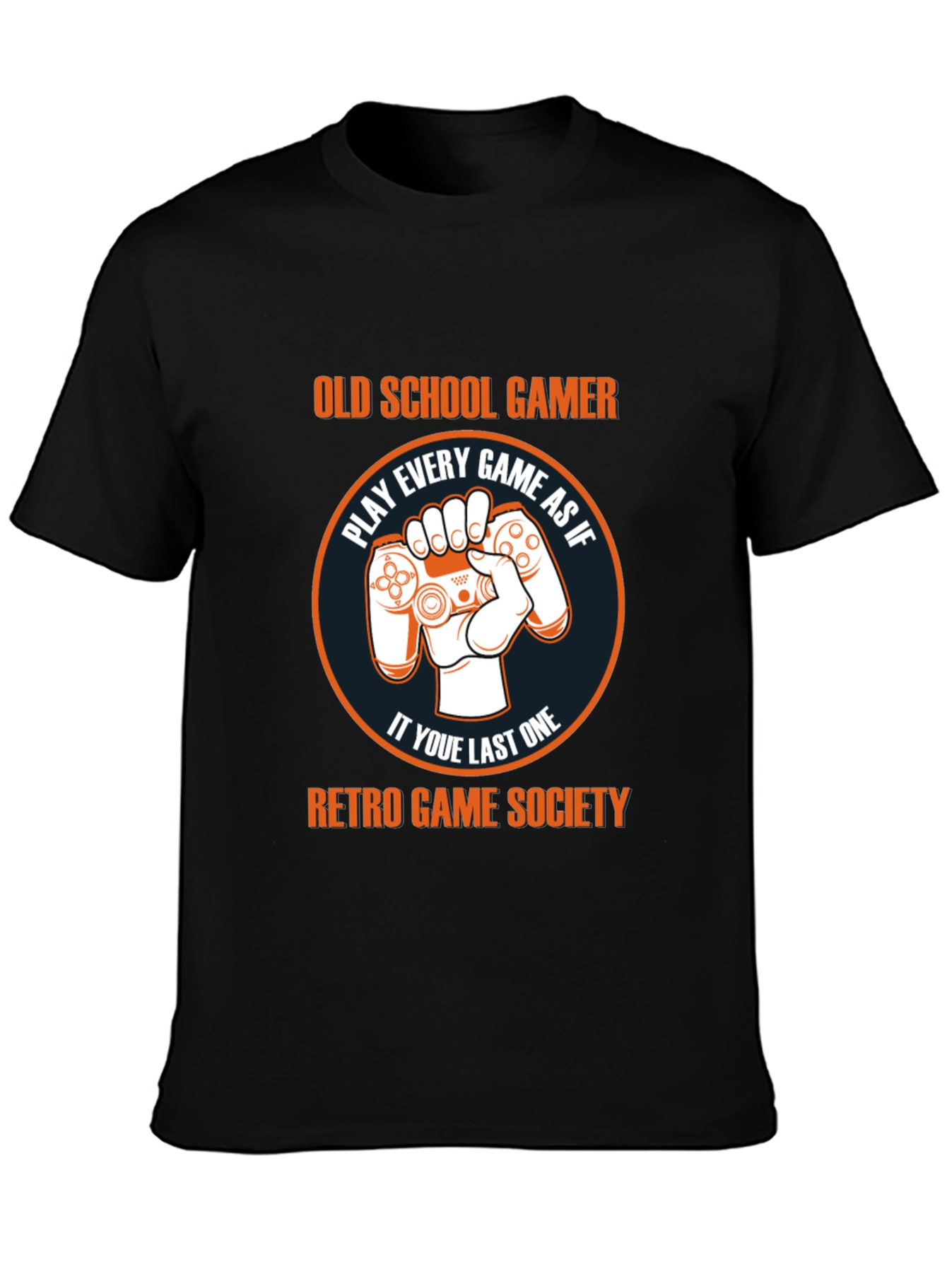 Old School Gamer Retro Game Society T-Shirt