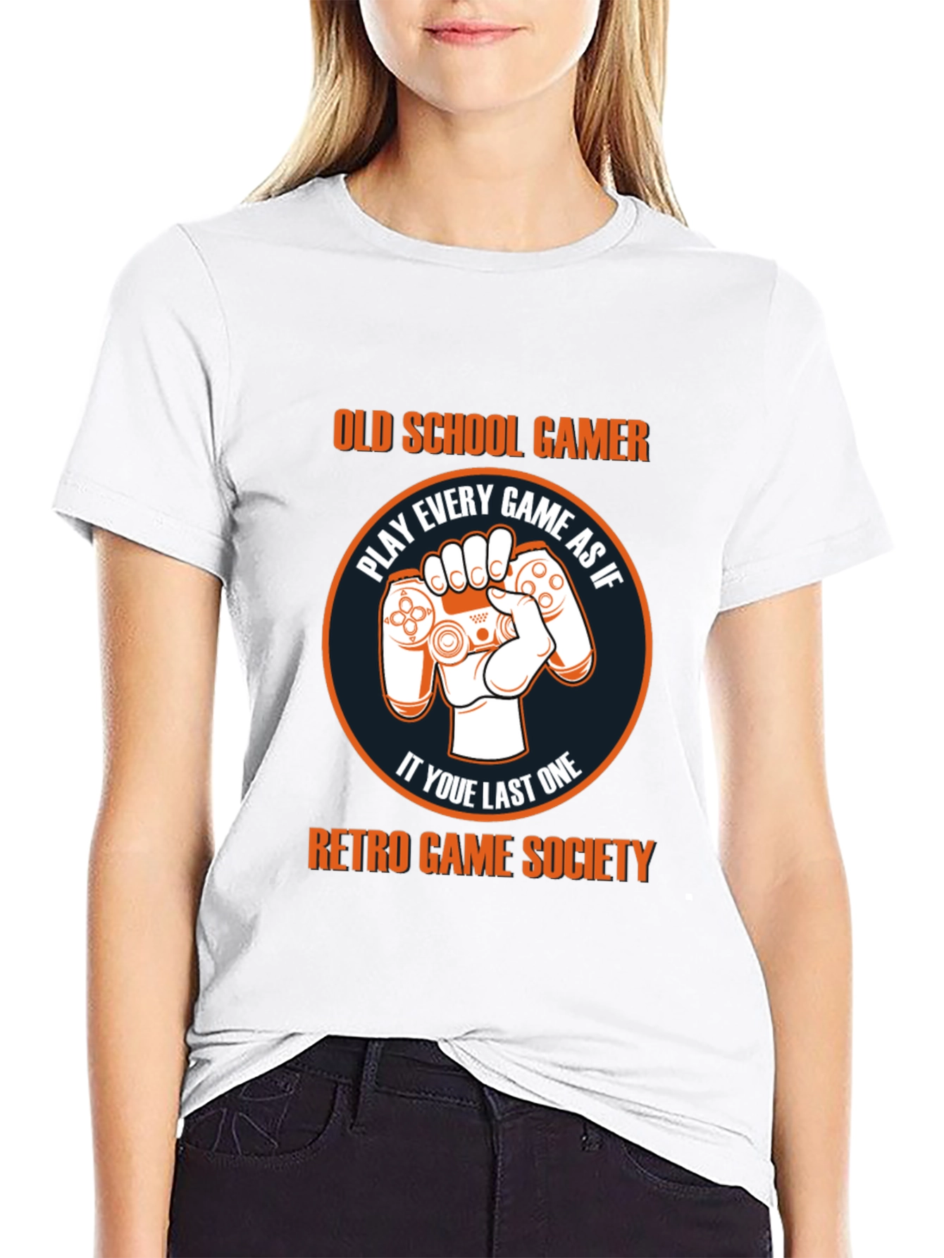 Old School Gamer Retro Game Society T-Shirt