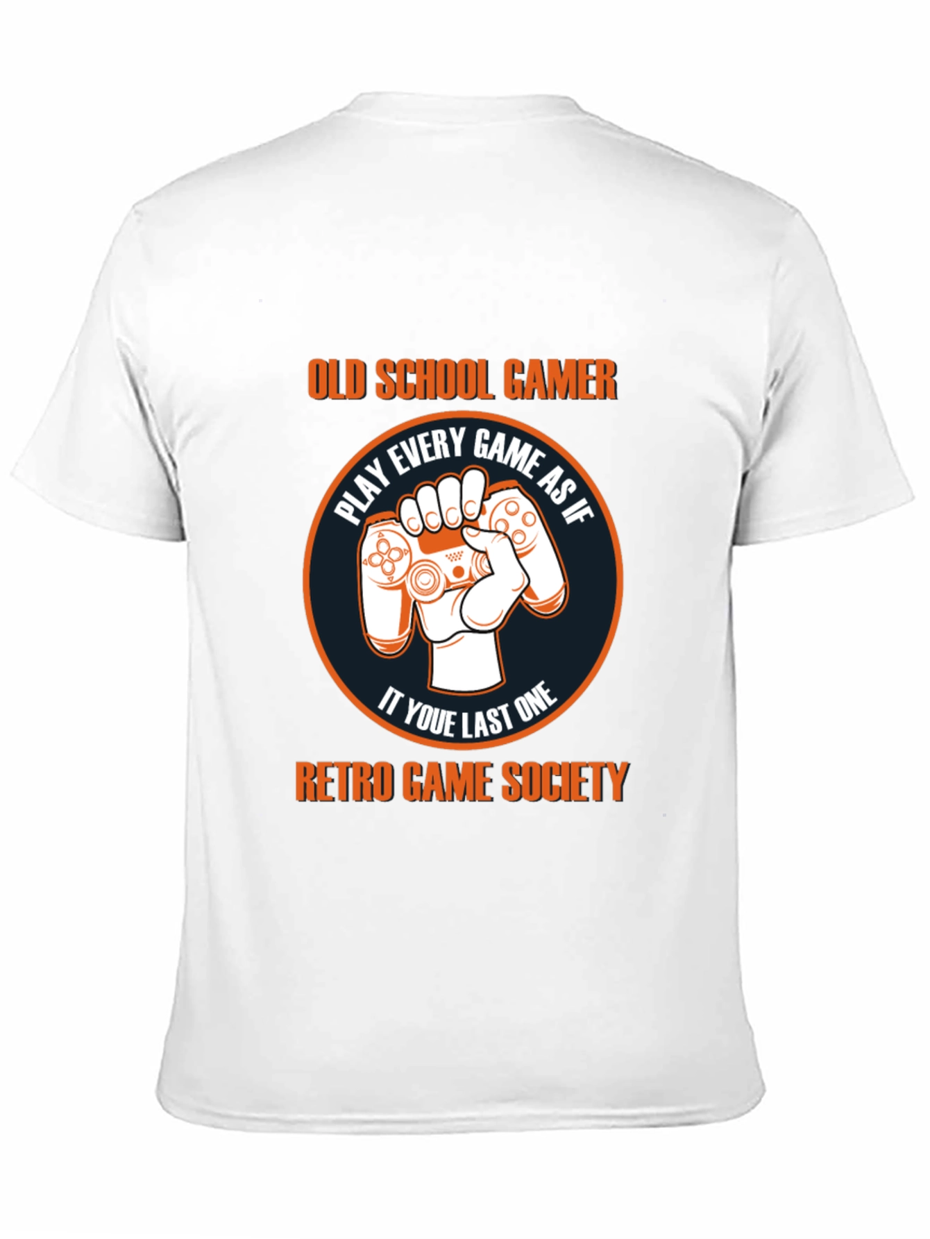 Old School Gamer Retro Game Society T-Shirt