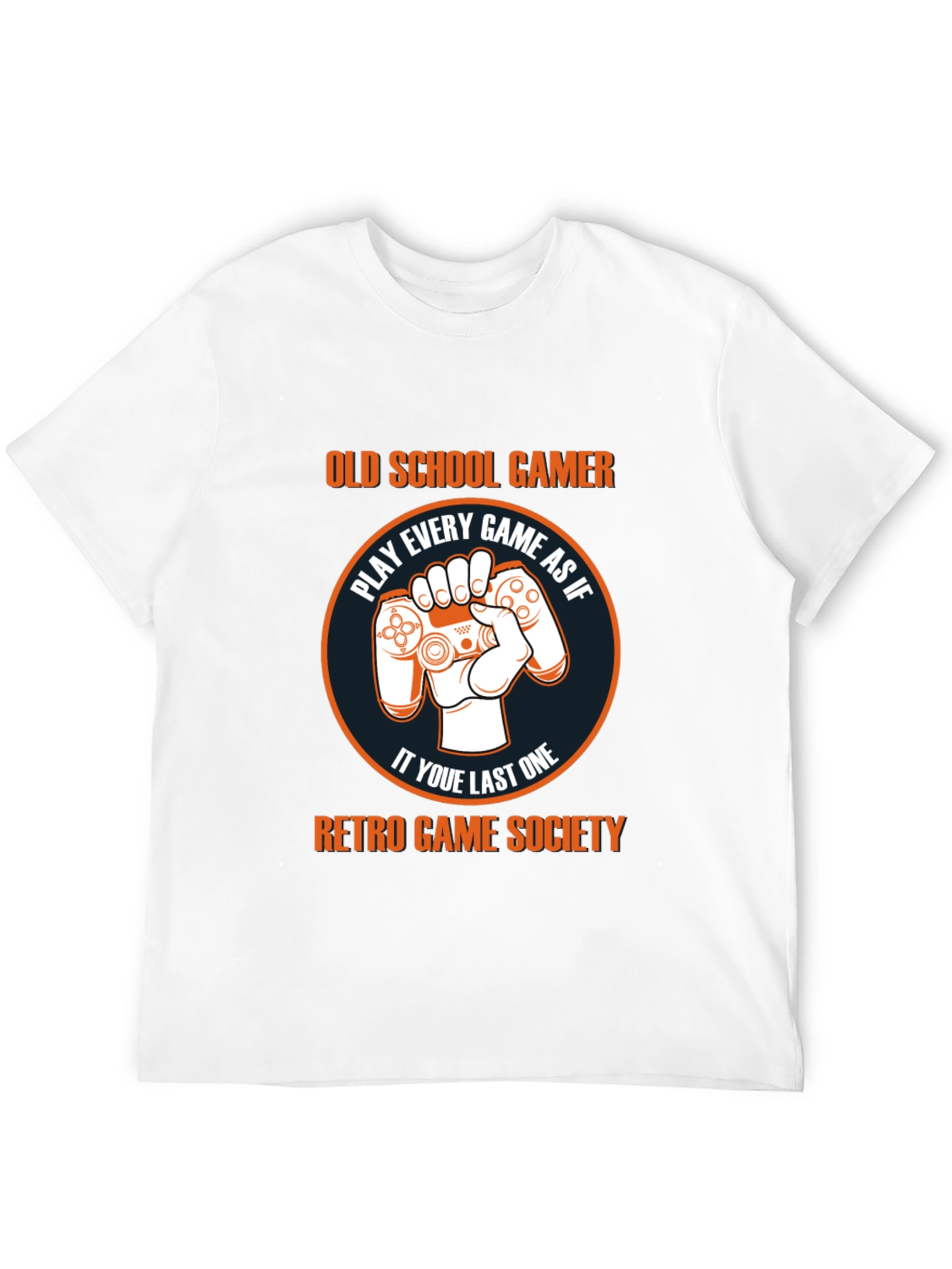 Old School Gamer Retro Game Society T-Shirt