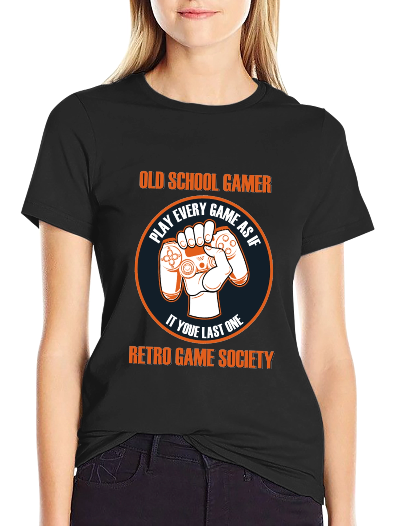 Old School Gamer Retro Game Society T-Shirt