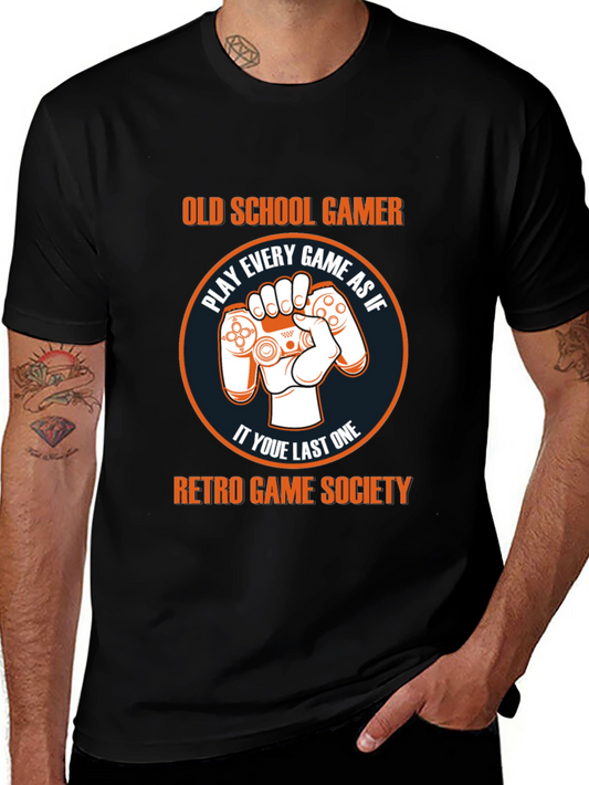 Old School Gamer Retro Game Society T-Shirt