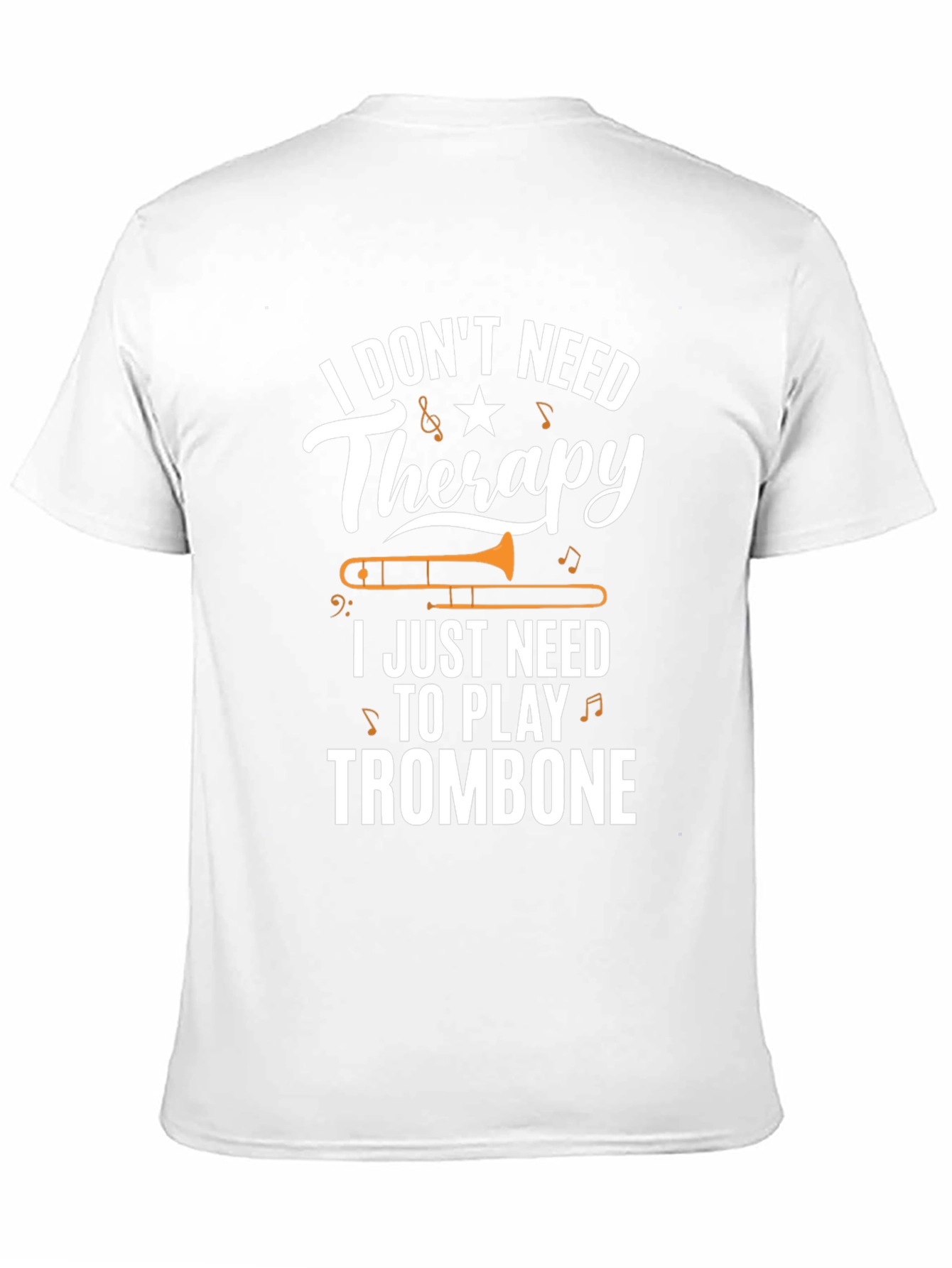Trombone Therapy T-Shirt - Musicians Humor Tee