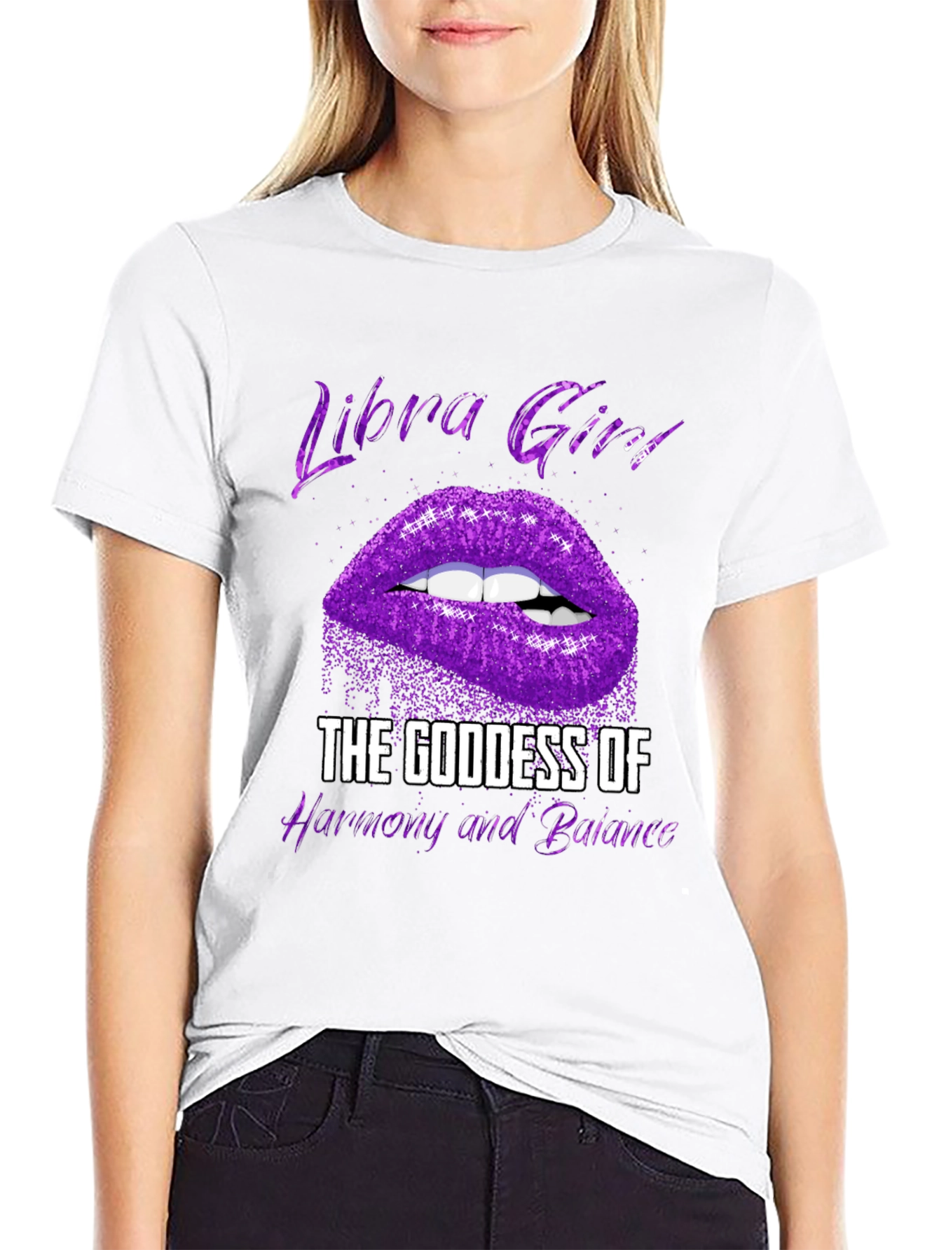 Libra Girl Goddess Tee - Harmony and Balance