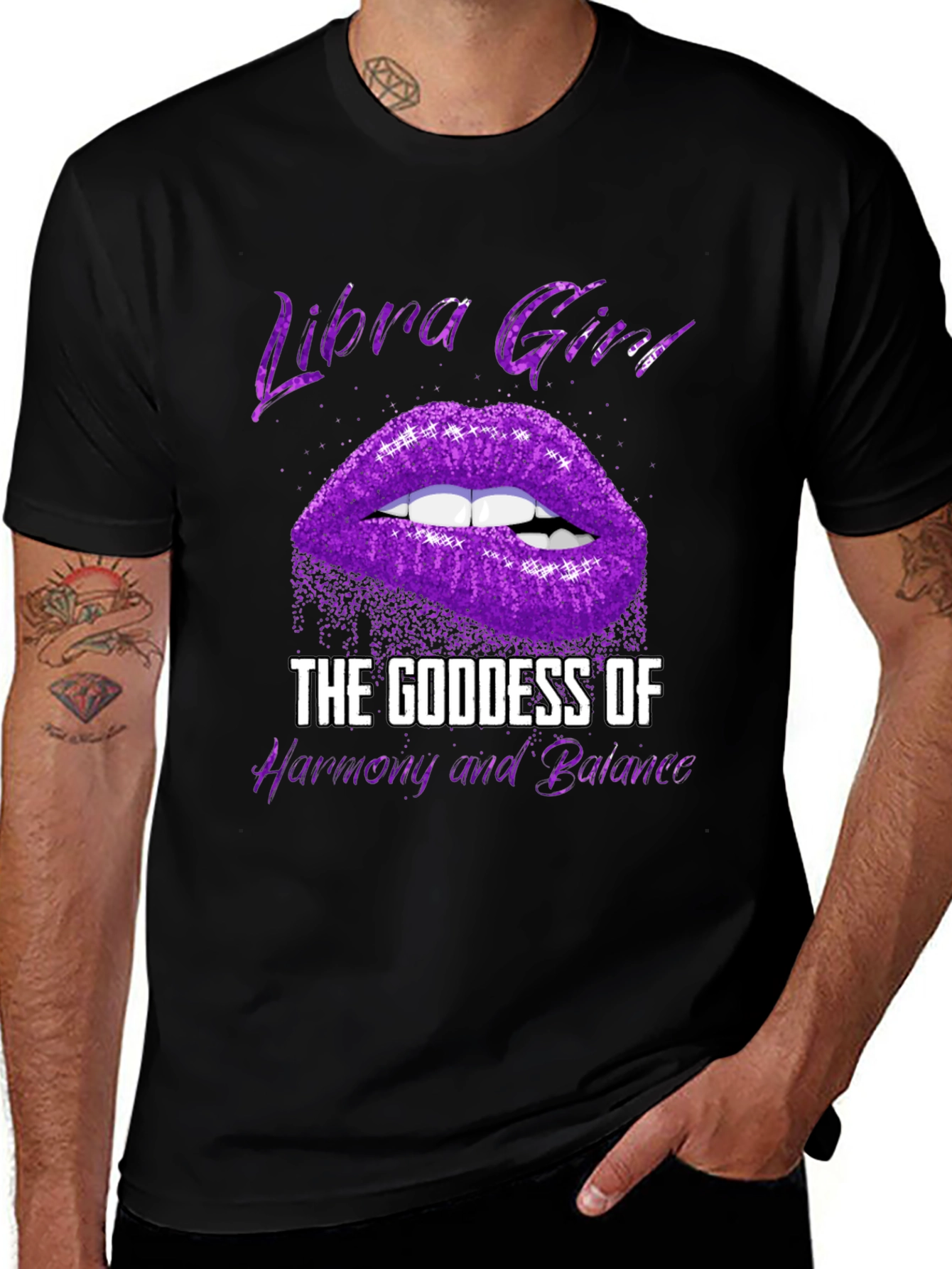 Libra Girl Goddess Tee - Harmony and Balance