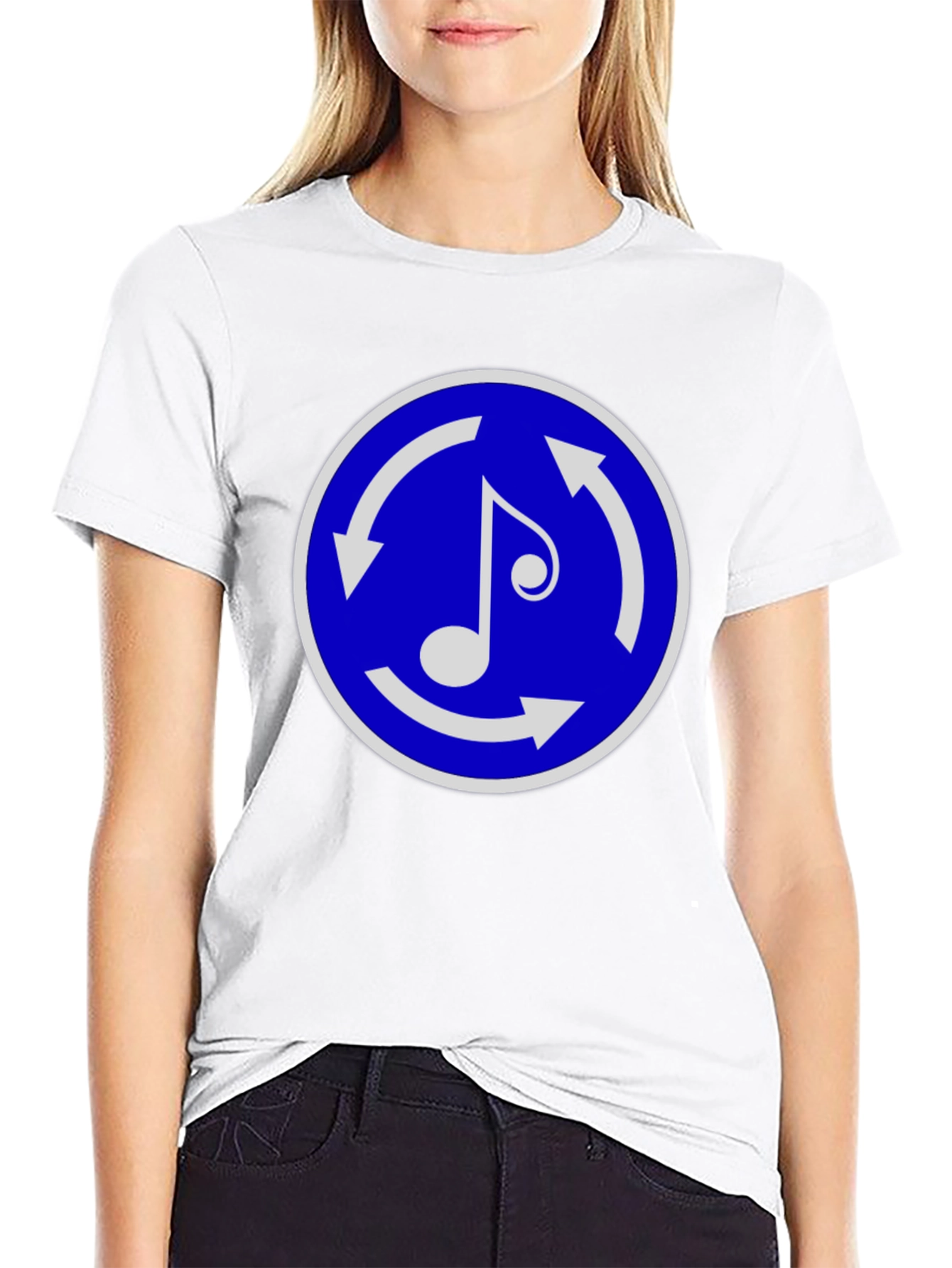 Musical Roundabout Black T-Shirt