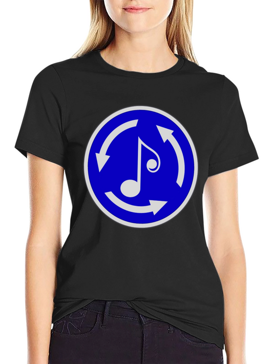 Musical Roundabout Black T-Shirt
