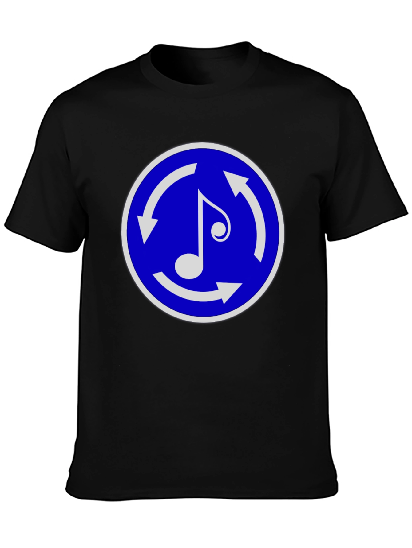Musical Roundabout Black T-Shirt