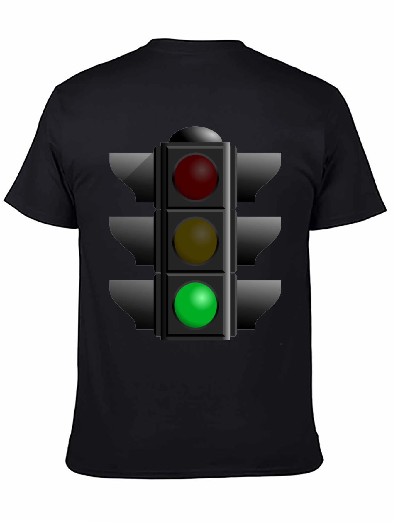 Traffic Light Graphic T-Shirt - Stop Wait Go!