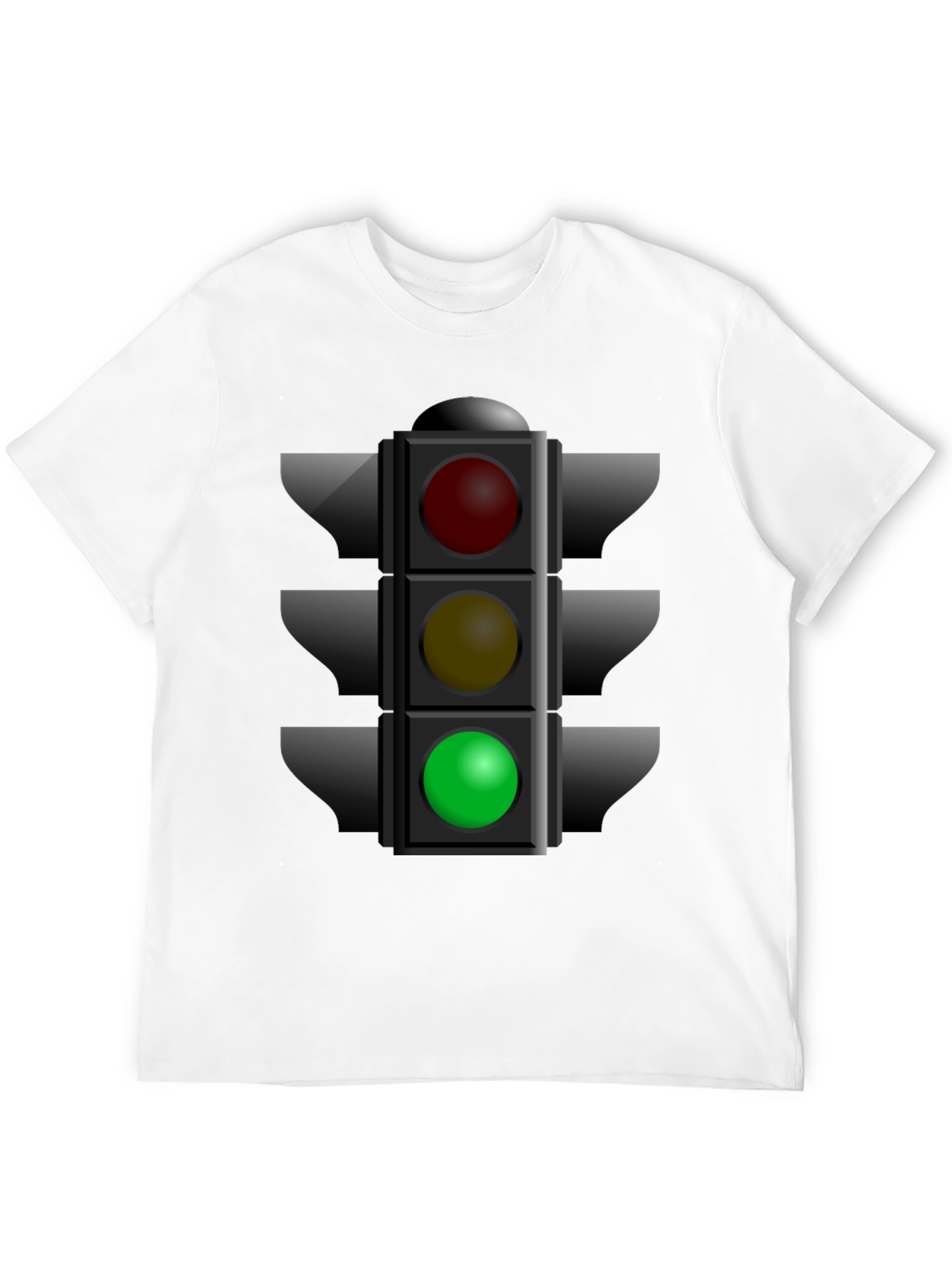 Traffic Light Graphic T-Shirt - Stop Wait Go!