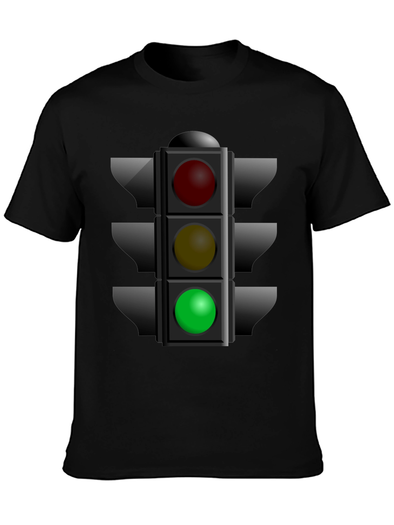 Traffic Light Graphic T-Shirt - Stop Wait Go!