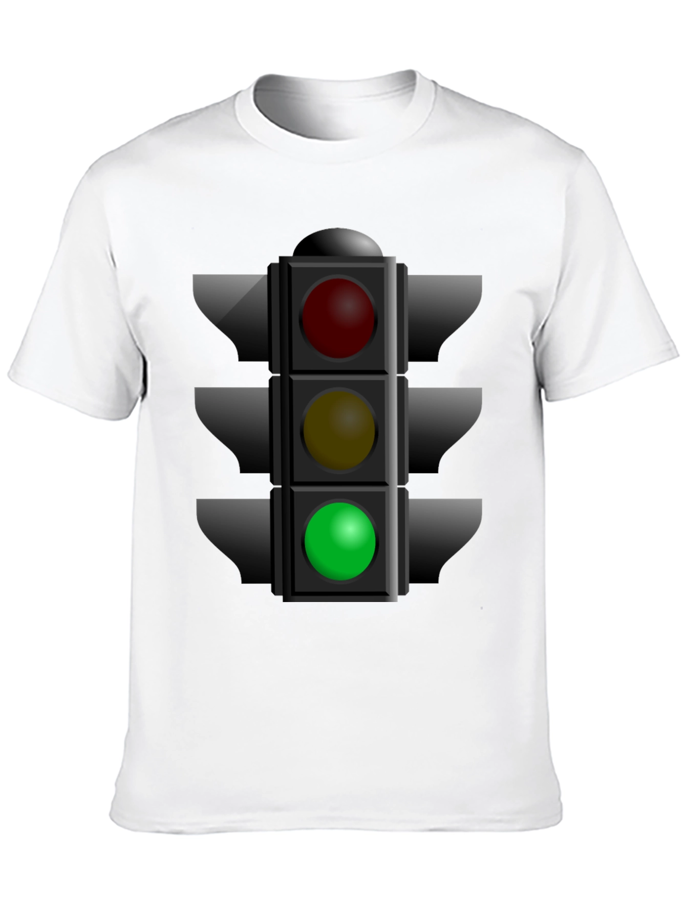Traffic Light Graphic T-Shirt - Stop Wait Go!