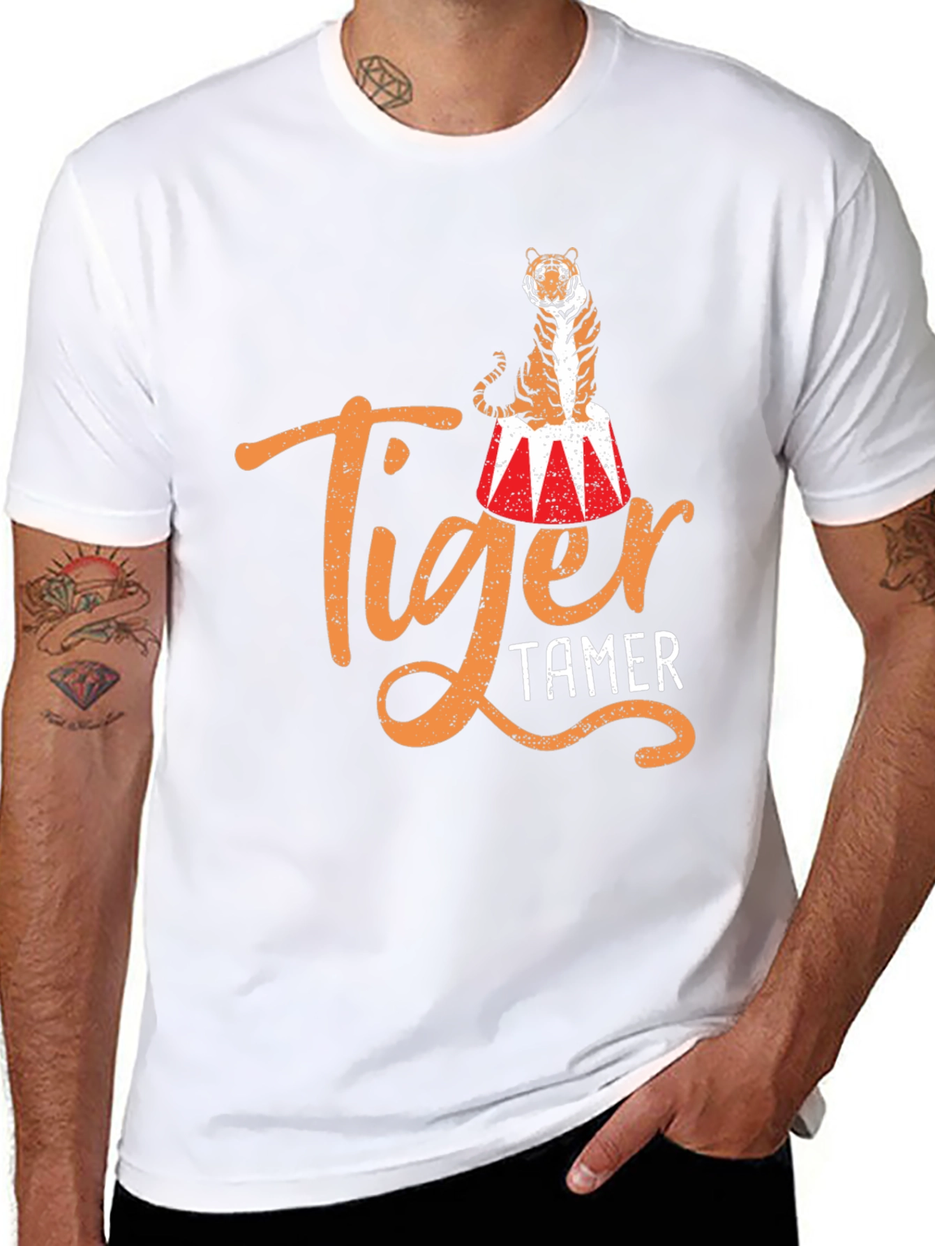 Tiger Tamer Graphic Tee - Circus Style