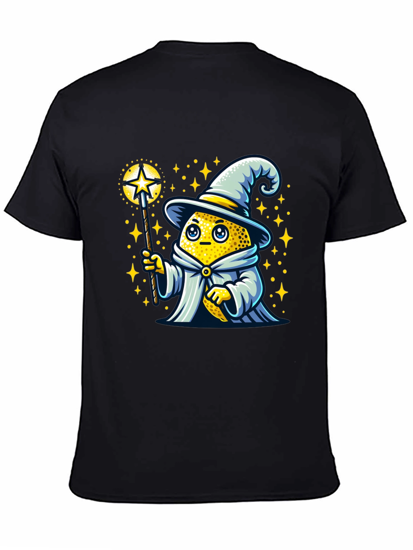 Lemon Wizard Graphic Tee - Magical Fruit Fun!
