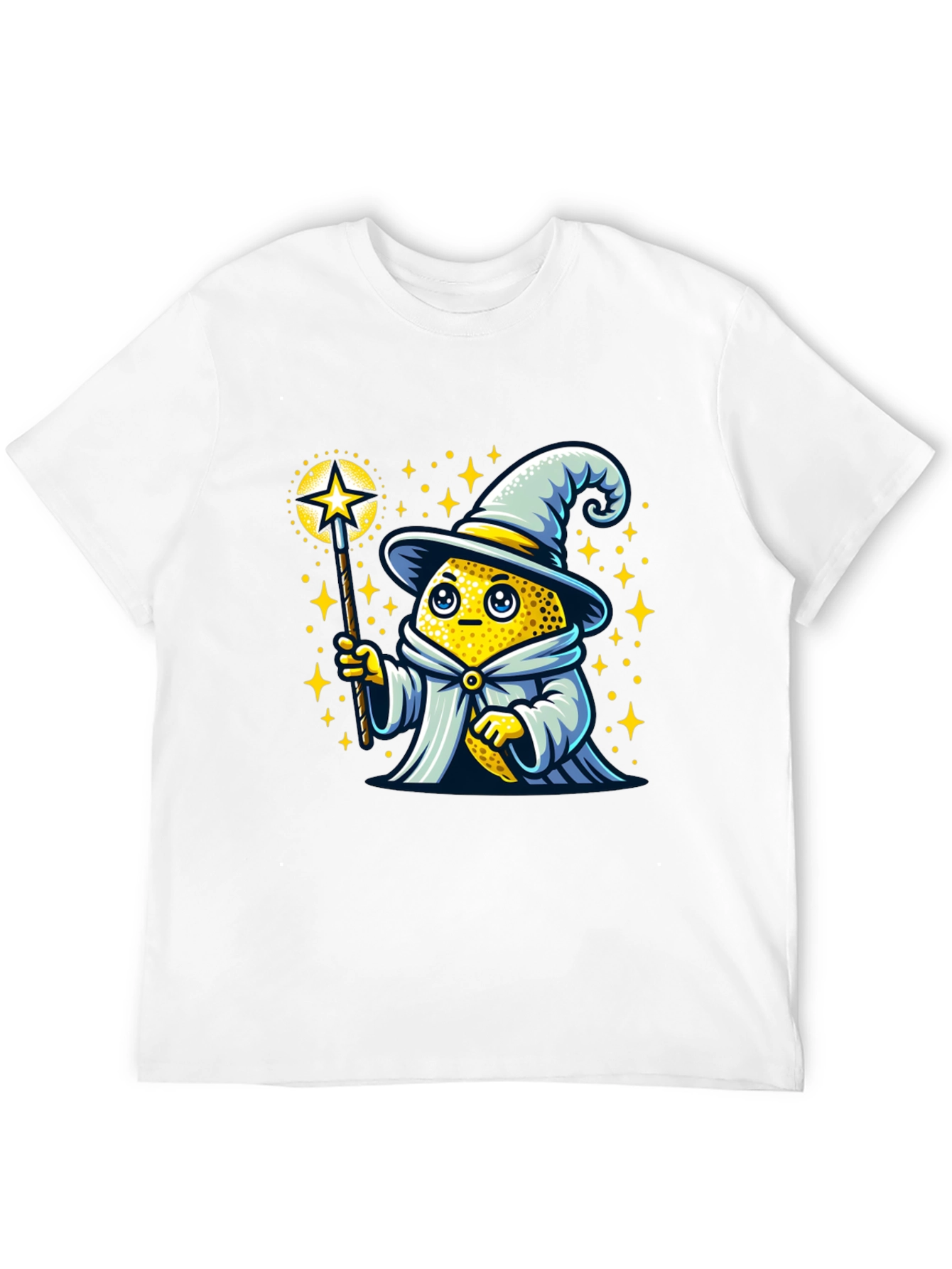 Lemon Wizard Graphic Tee - Magical Fruit Fun!