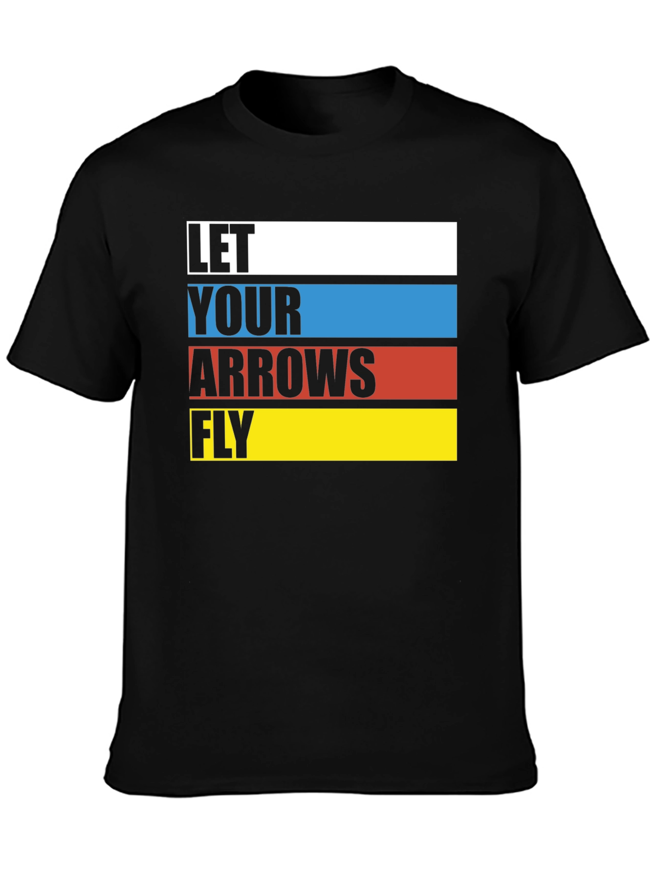 Let Your Arrows Fly Graphic Tee - Black
