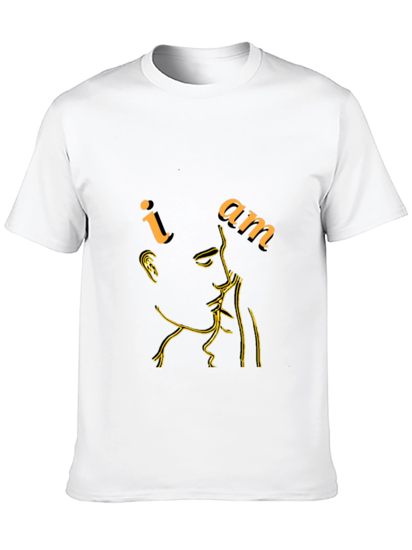 Minimalist I Am Graphic Black T-Shirt