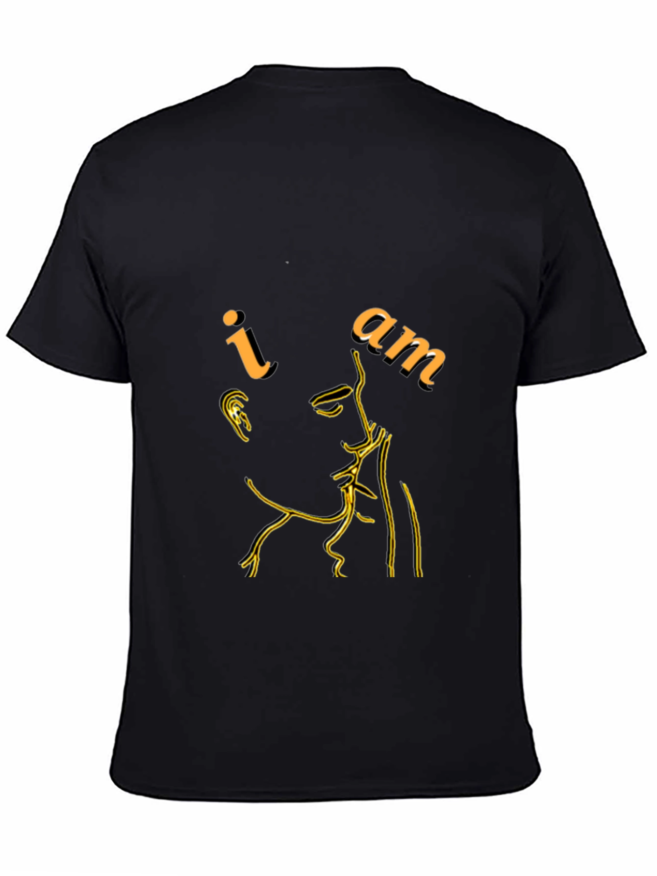 Minimalist I Am Graphic Black T-Shirt