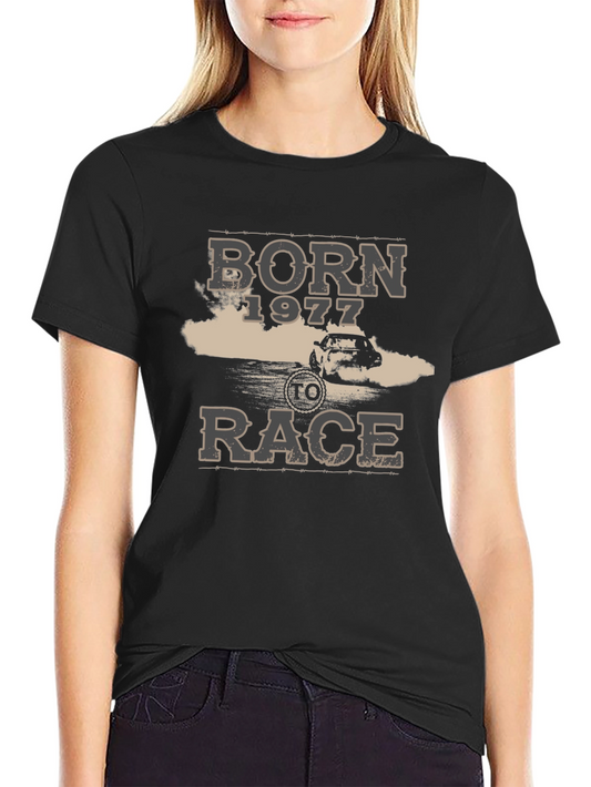 Born 1977 to Race Graphic Tee - Black