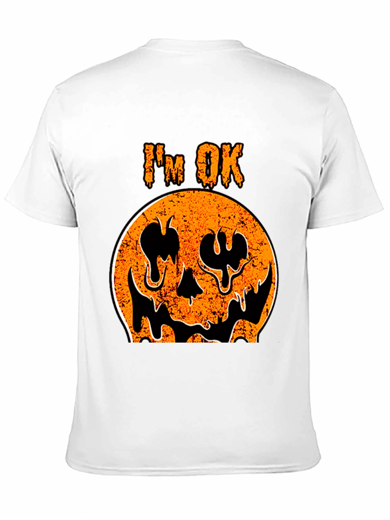 Im OK Pumpkin Graphic Tee - Halloween Shirt