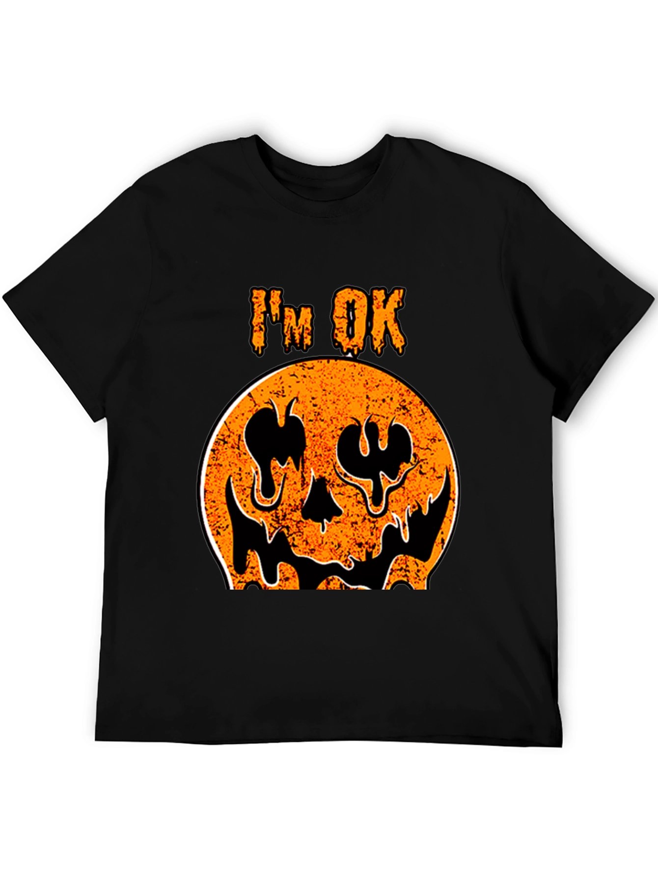 Im OK Pumpkin Graphic Tee - Halloween Shirt