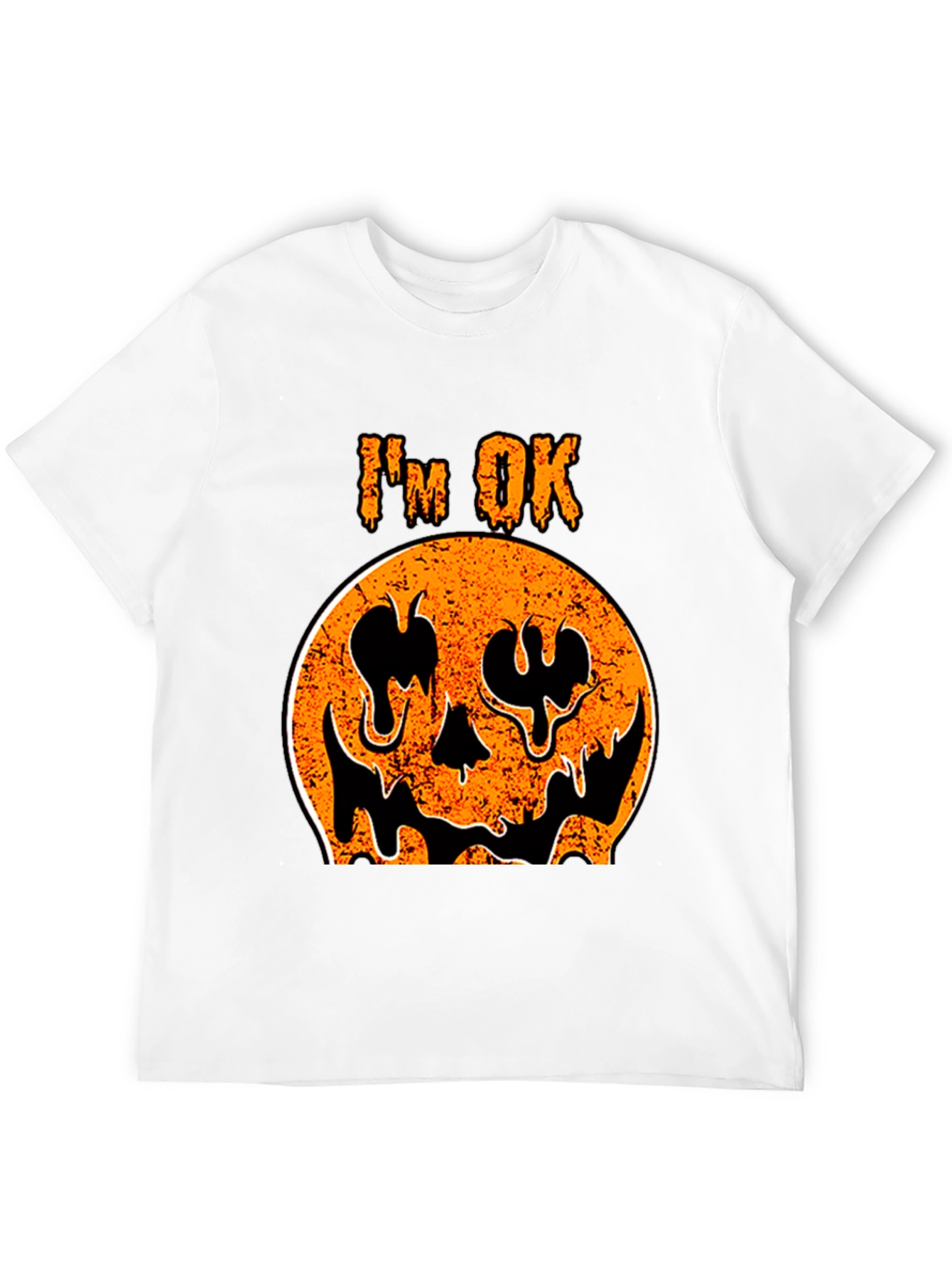 Im OK Pumpkin Graphic Tee - Halloween Shirt