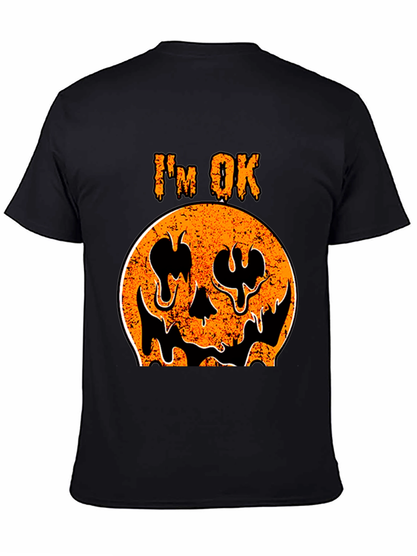 Im OK Pumpkin Graphic Tee - Halloween Shirt