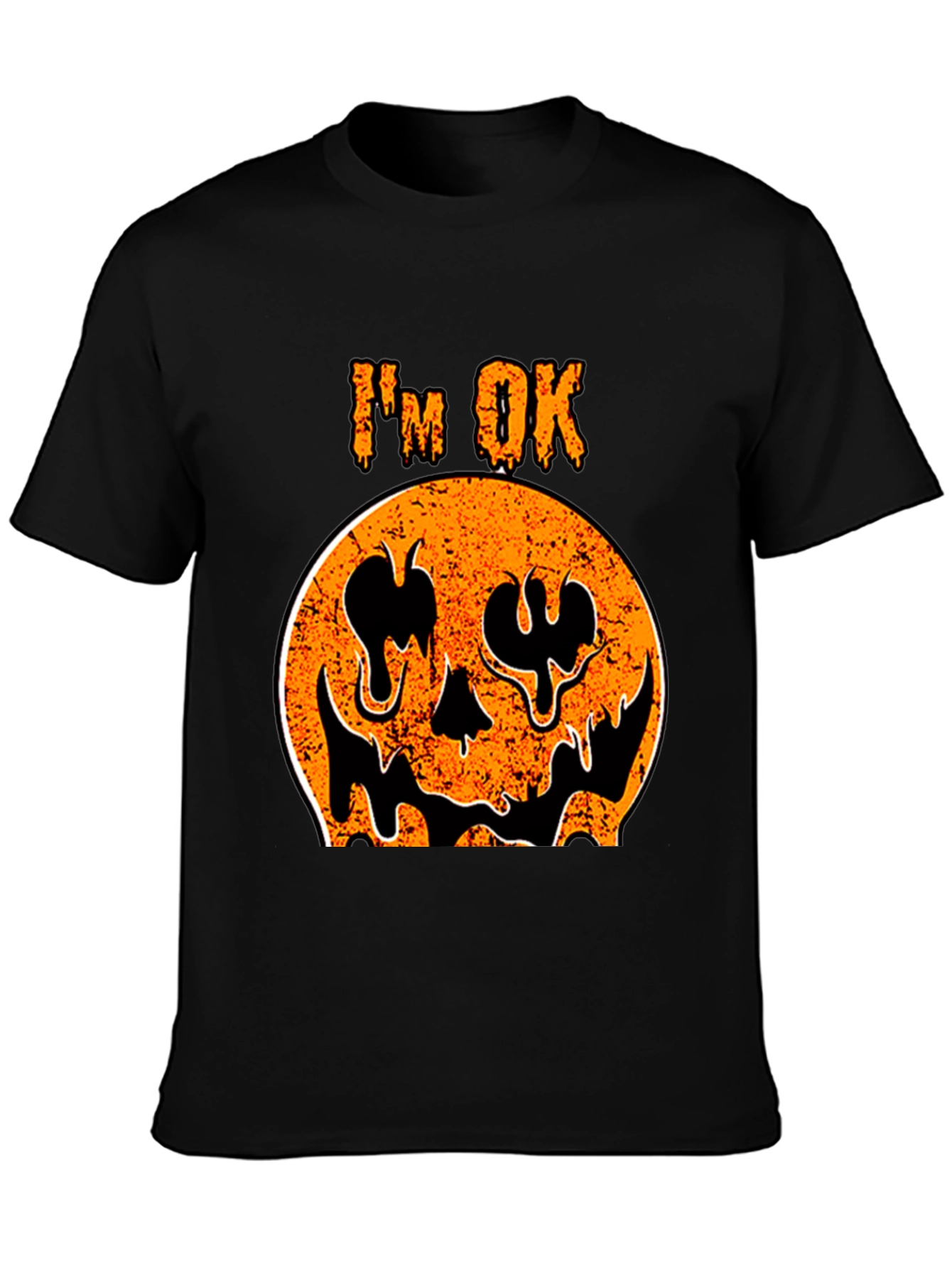 Im OK Pumpkin Graphic Tee - Halloween Shirt