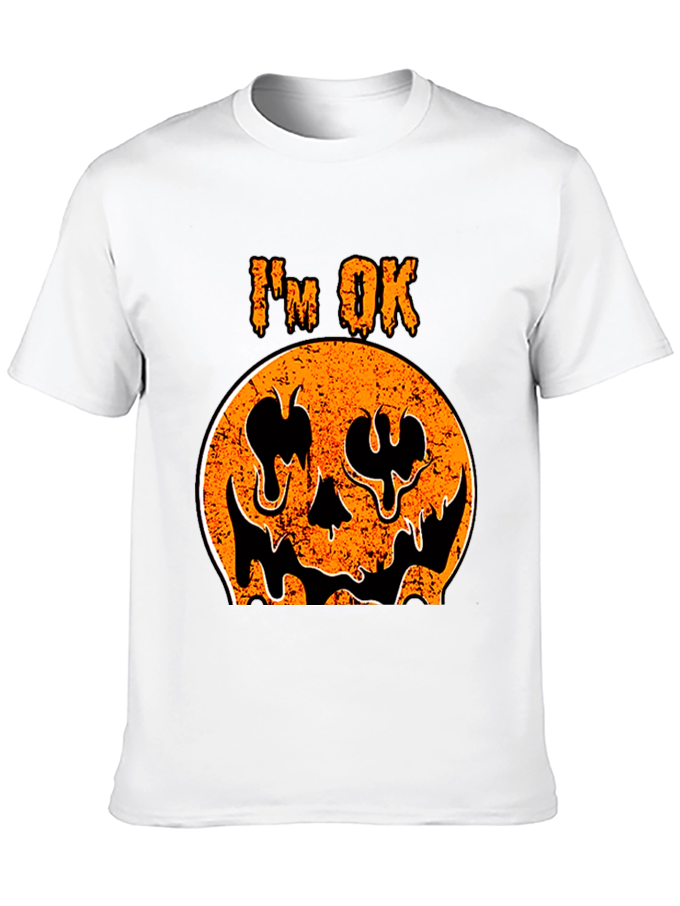 Im OK Pumpkin Graphic Tee - Halloween Shirt