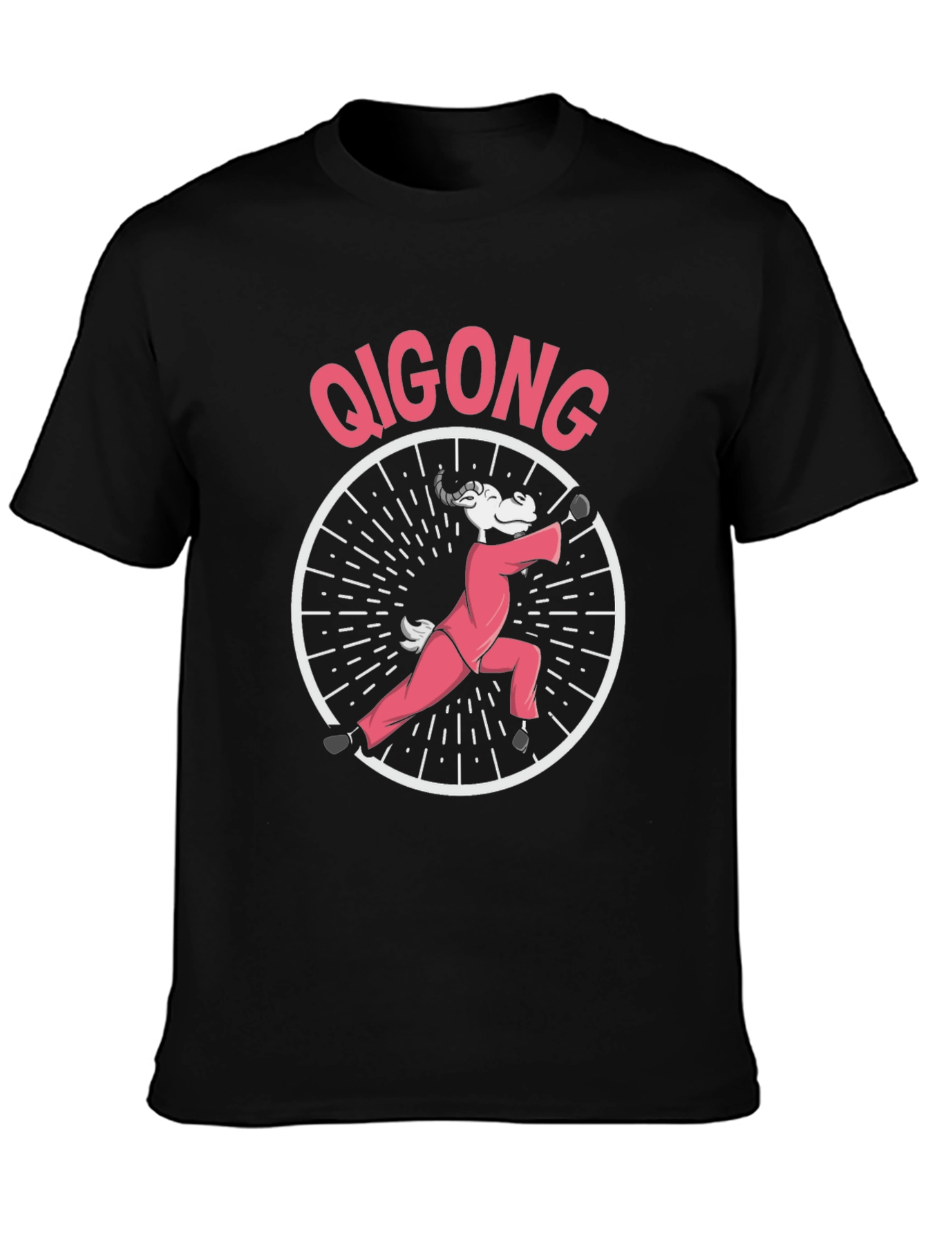 Qigong Goat Tee - Martial Arts Funny T-Shirt